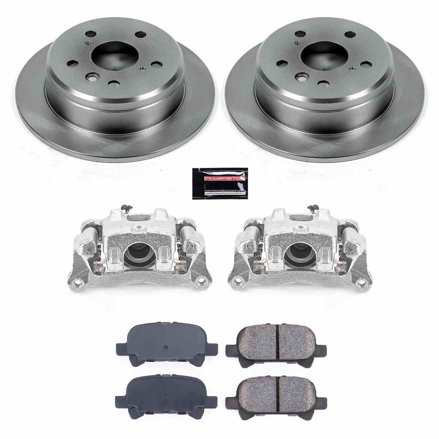 PowerStop Power Stop 00-01 Toyota Camry Rear Autospecialty Brake Kit w/Calipers KCOE1083A