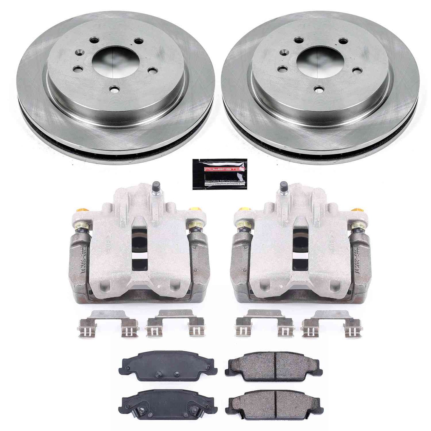 PowerStop Power Stop 03-07 Cadillac CTS Rear Autospecialty Brake Kit w/Calipers KCOE1425