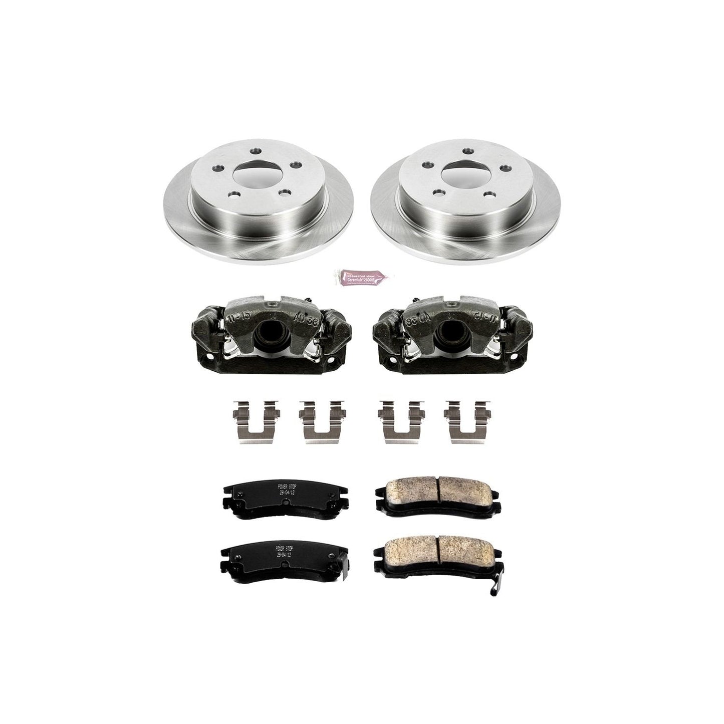 PowerStop Power Stop 04-05 Buick Century Rear Autospecialty Brake Kit w/Calipers KCOE1558