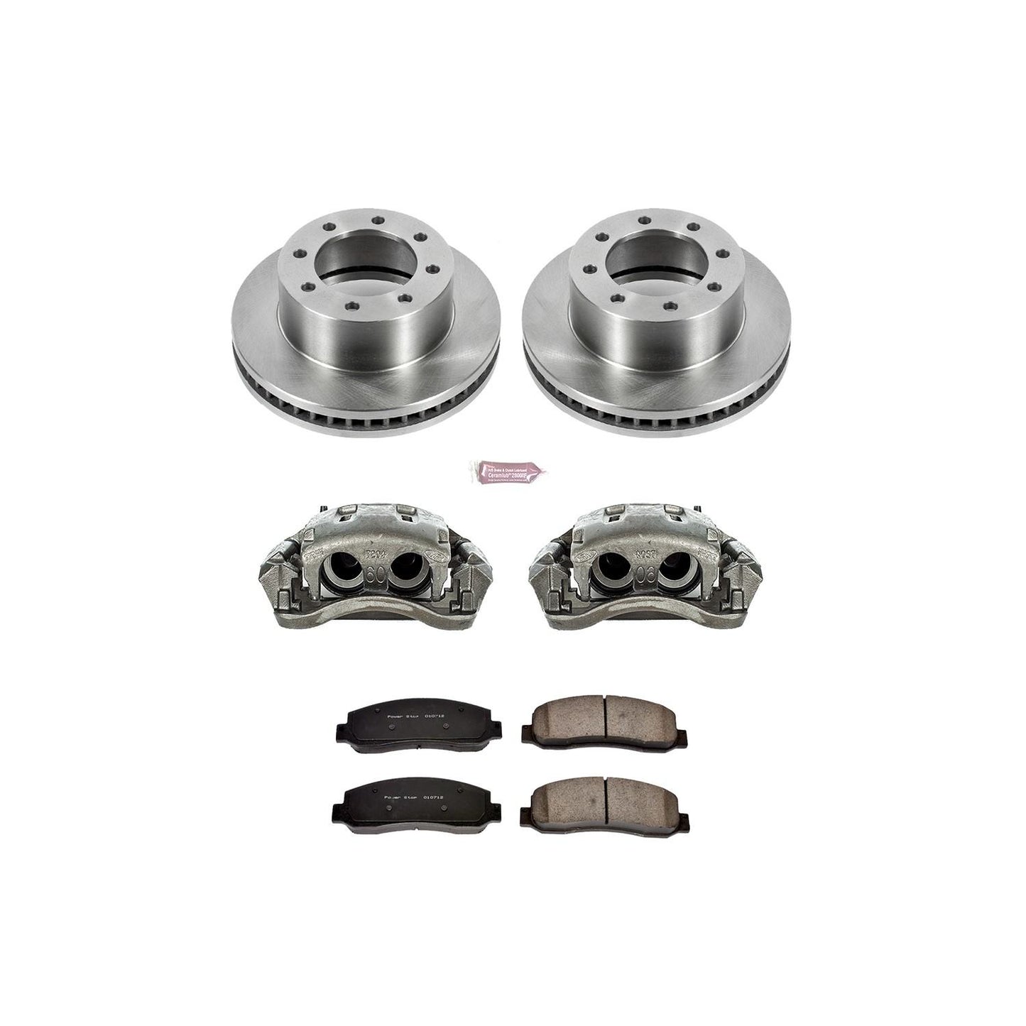 PowerStop Power Stop 05-11 Ford F-350 Super Duty Front Autospecialty Brake Kit w/Calipers KCOE1781A