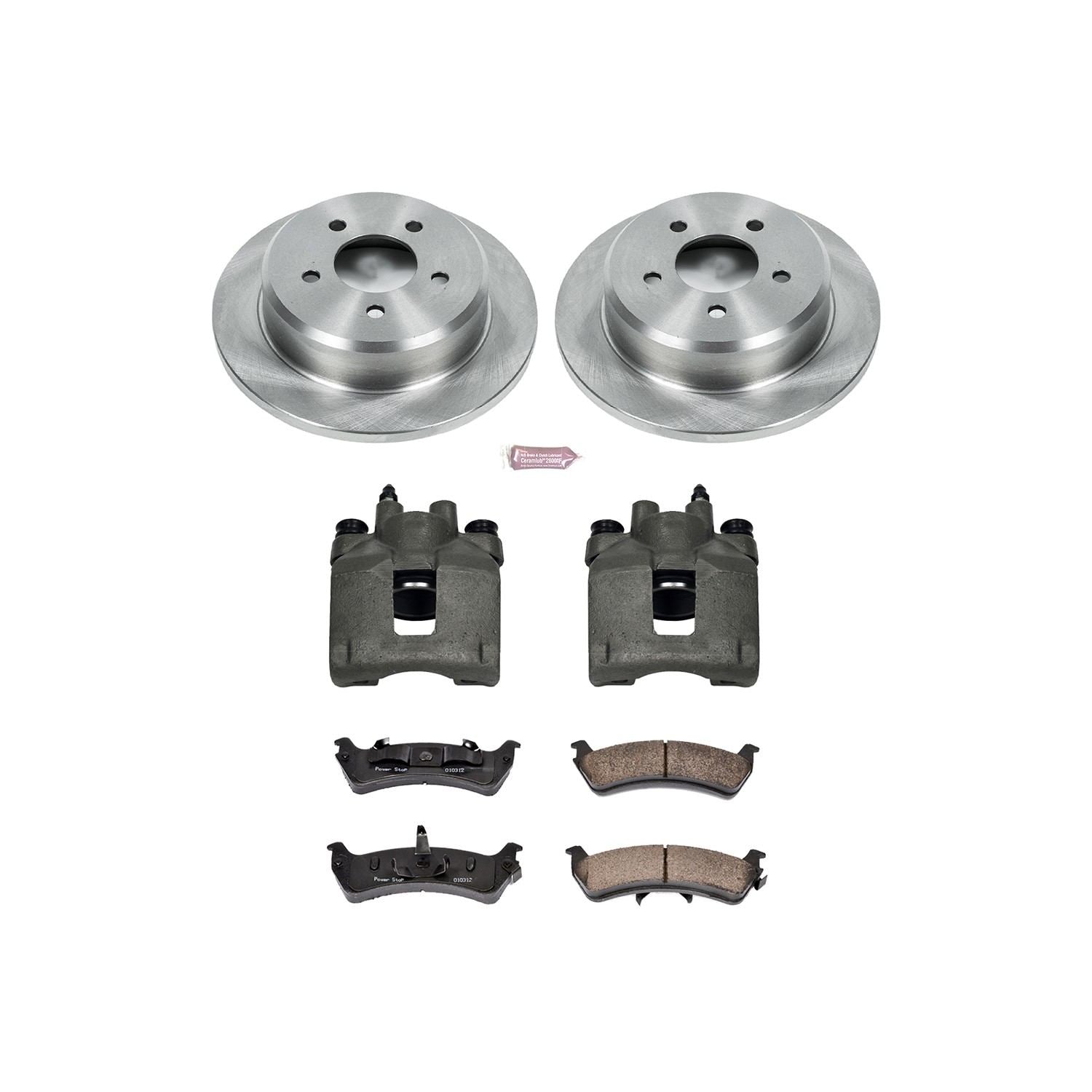 PowerStop Power Stop 95-01 Ford Explorer Rear Autospecialty Brake Kit w/Calipers KCOE1858