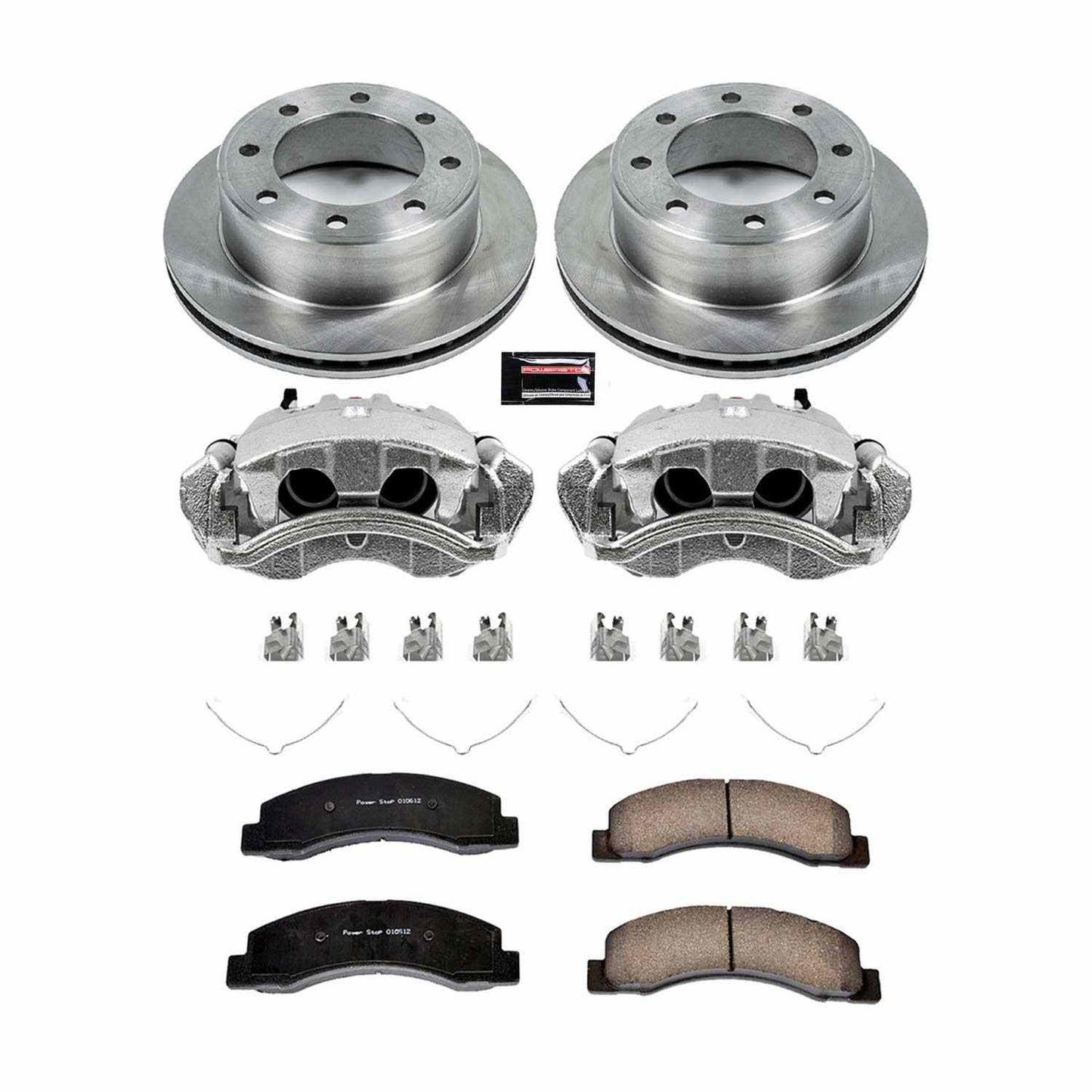 PowerStop Power Stop 99-04 Ford F-350 Super Duty Rear Autospecialty Brake Kit w/Calipers KCOE1889