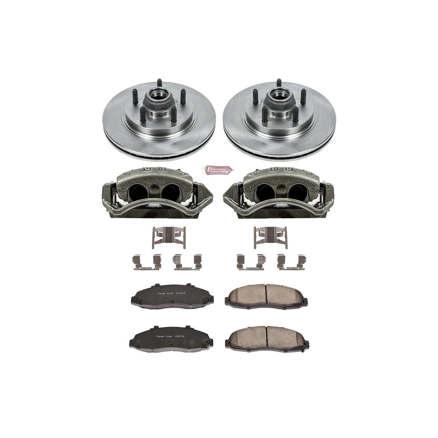 PowerStop Power Stop 00-03 Ford F-150 Front Autospecialty Brake Kit w/Calipers KCOE1914A