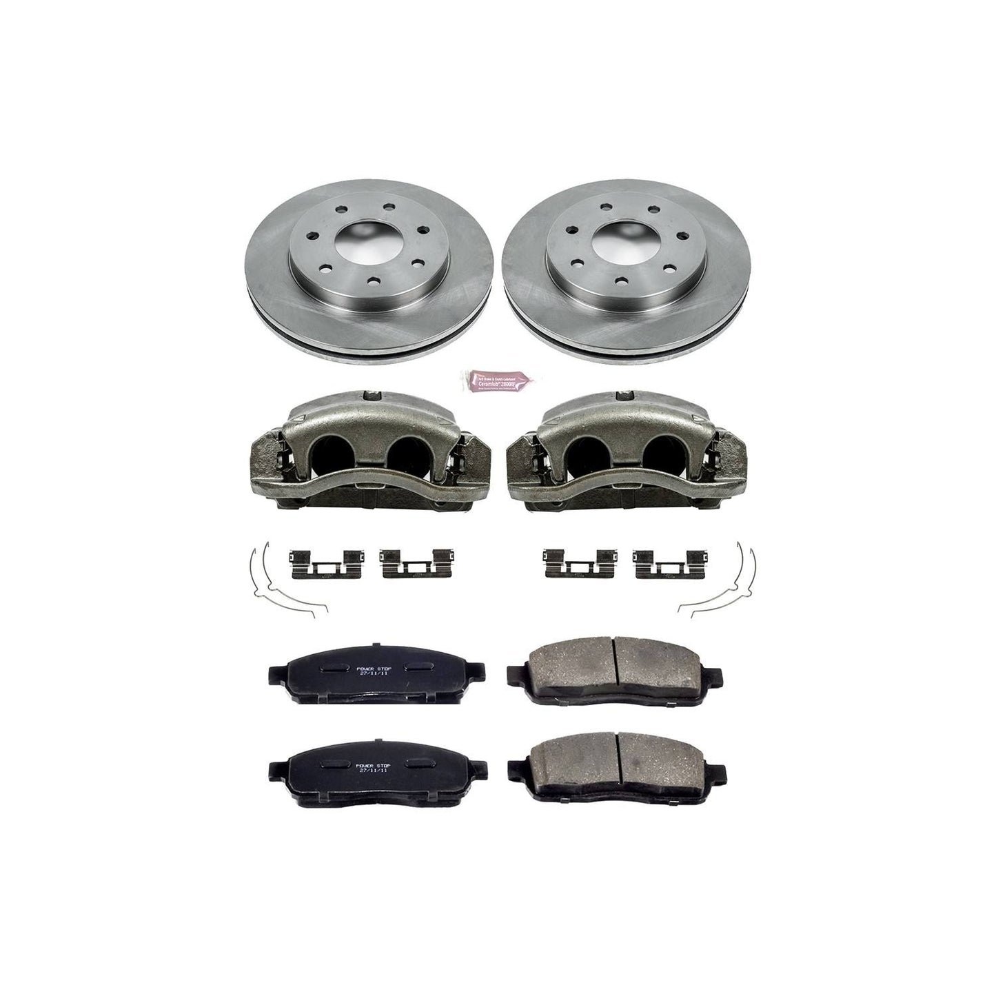 PowerStop Power Stop 05-08 Ford F-150 Front Autospecialty Brake Kit w/Calipers KCOE1946A