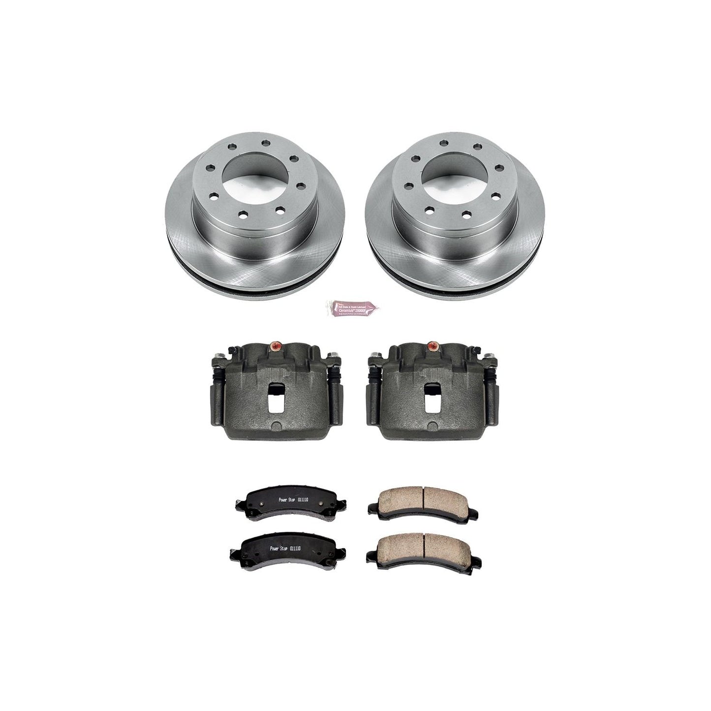 PowerStop Power Stop 03-17 Chevrolet Express 2500 Rear Autospecialty Brake Kit w/Calipers KCOE2039