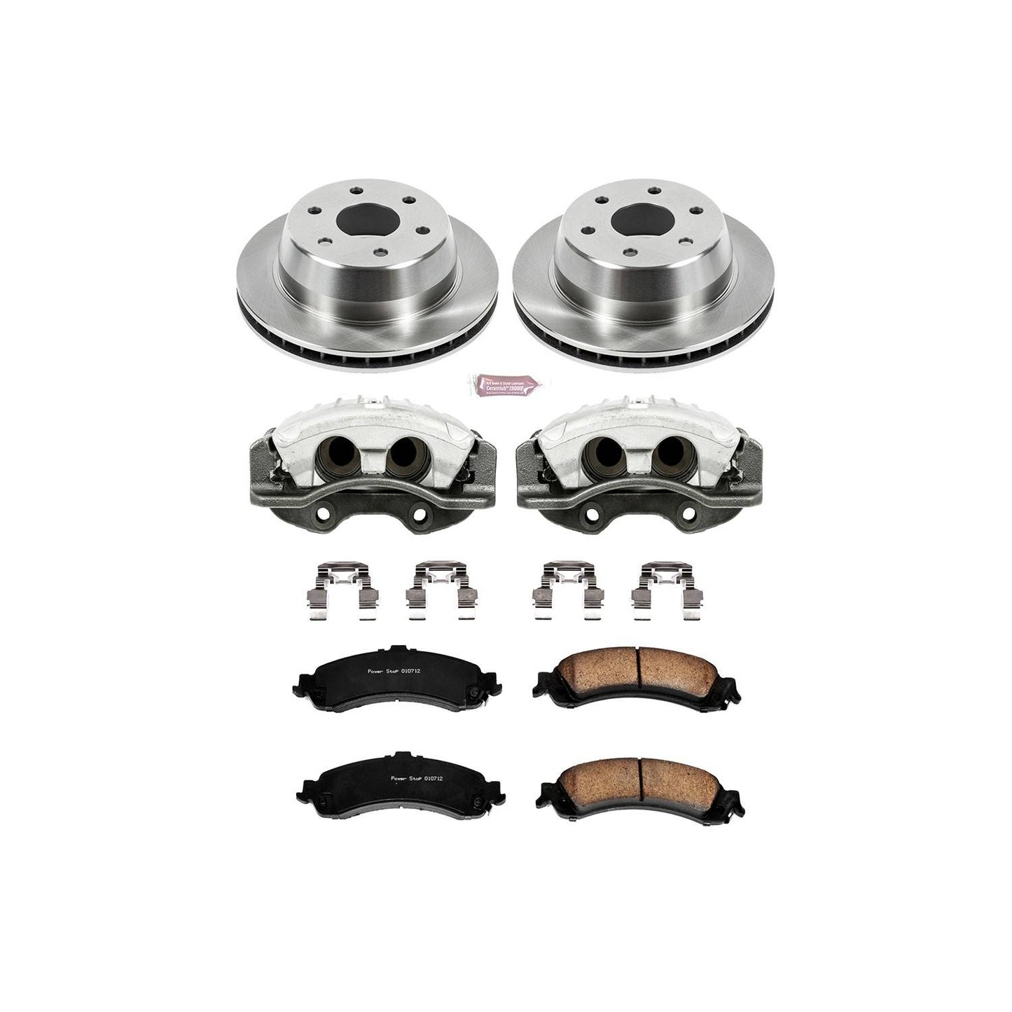 PowerStop Power Stop 02-06 Cadillac Escalade Rear Autospecialty Brake Kit w/Calipers KCOE2046