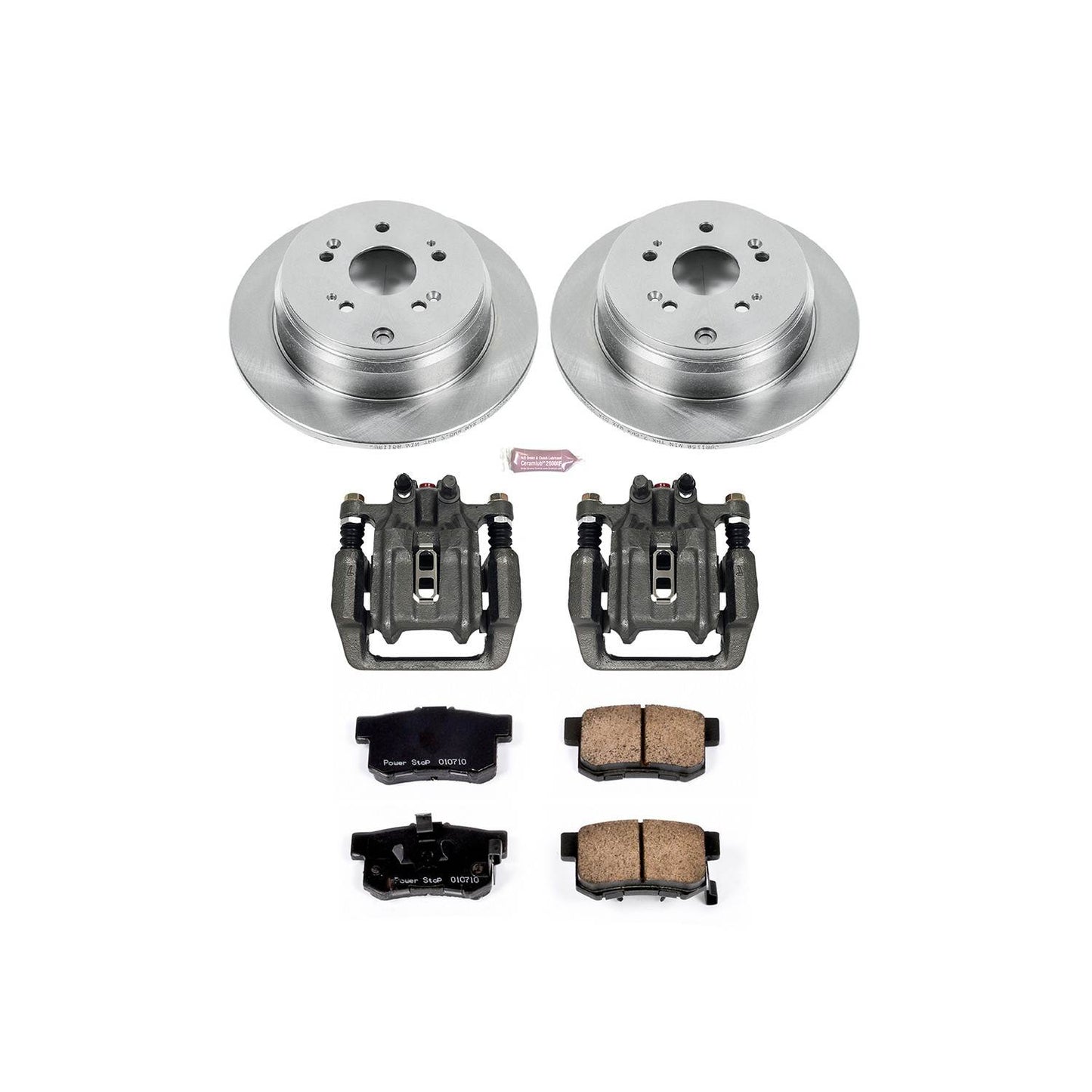 PowerStop Power Stop 07-11 Honda CR-V Rear Autospecialty Brake Kit w/Calipers KCOE206B