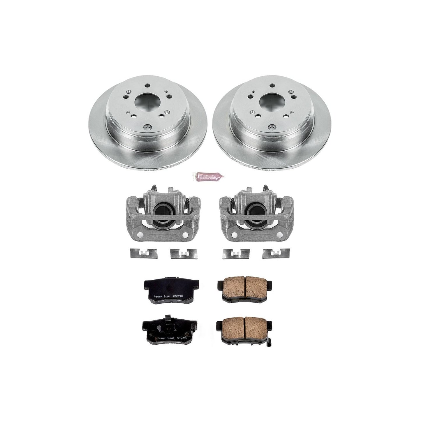 PowerStop Power Stop 10-18 Acura RDX Rear Autospecialty Brake Kit w/Calipers KCOE206