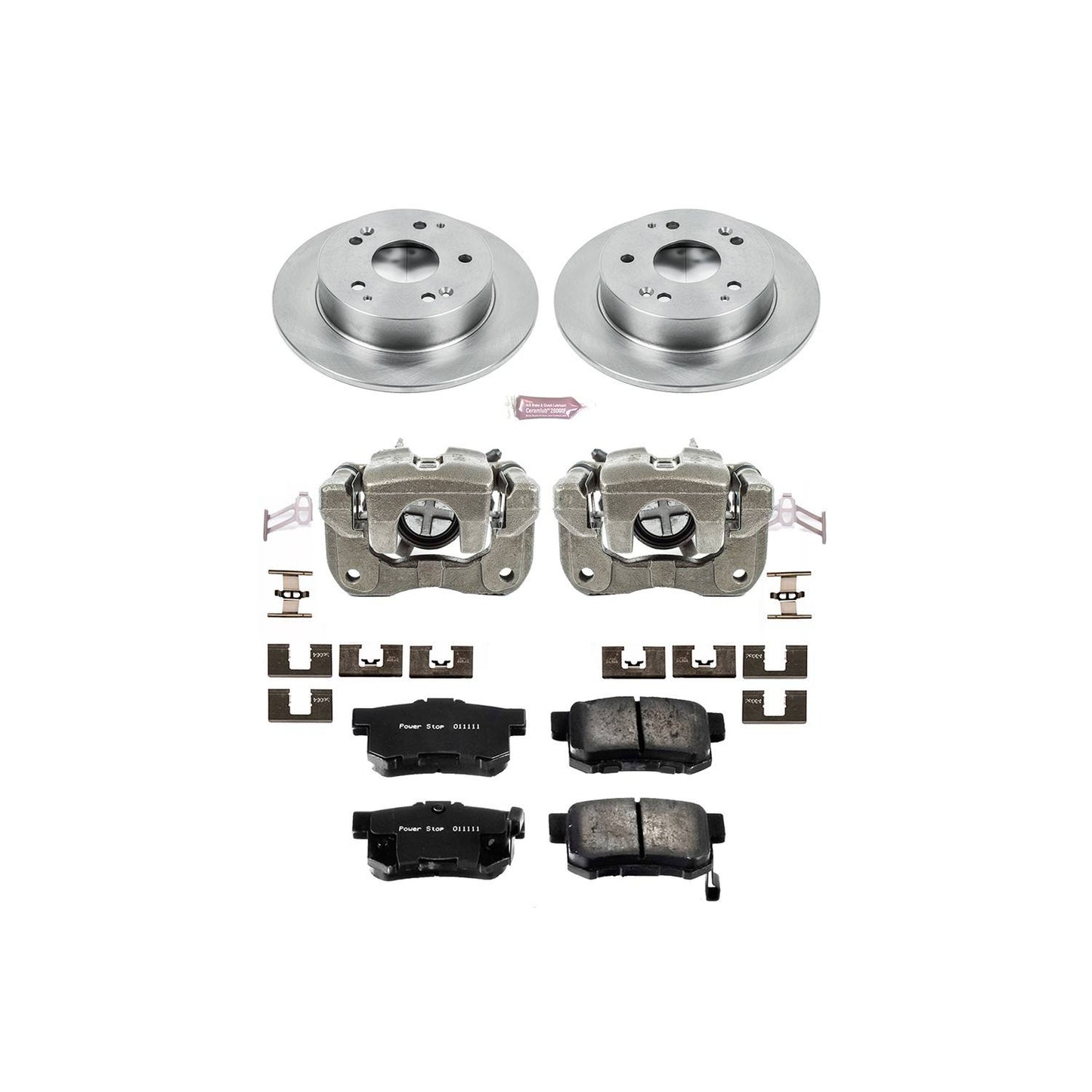 PowerStop Power Stop 02-06 Acura RSX Rear Autospecialty Brake Kit w/Calipers KCOE2270A