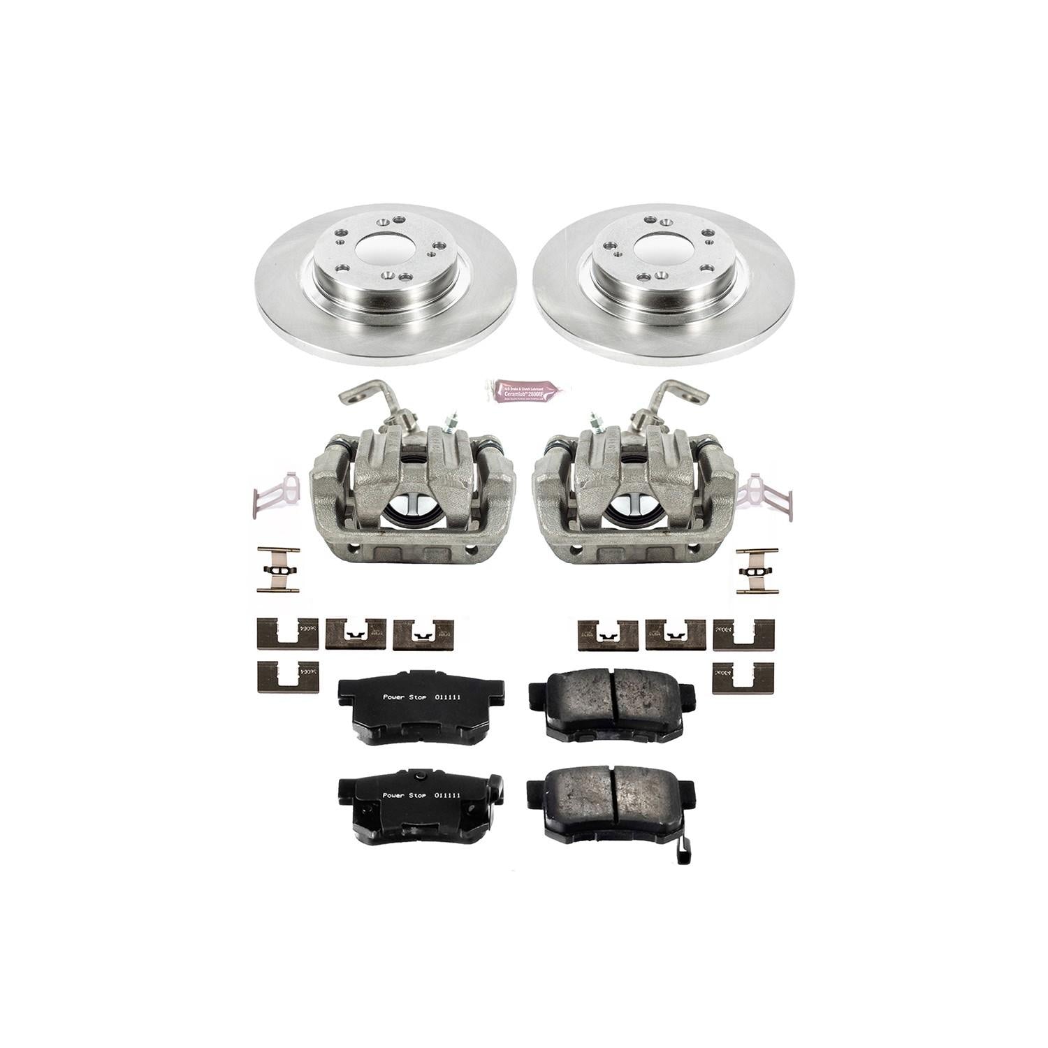 PowerStop Power Stop 00-09 Honda S2000 Rear Autospecialty Brake Kit w/Calipers KCOE2310