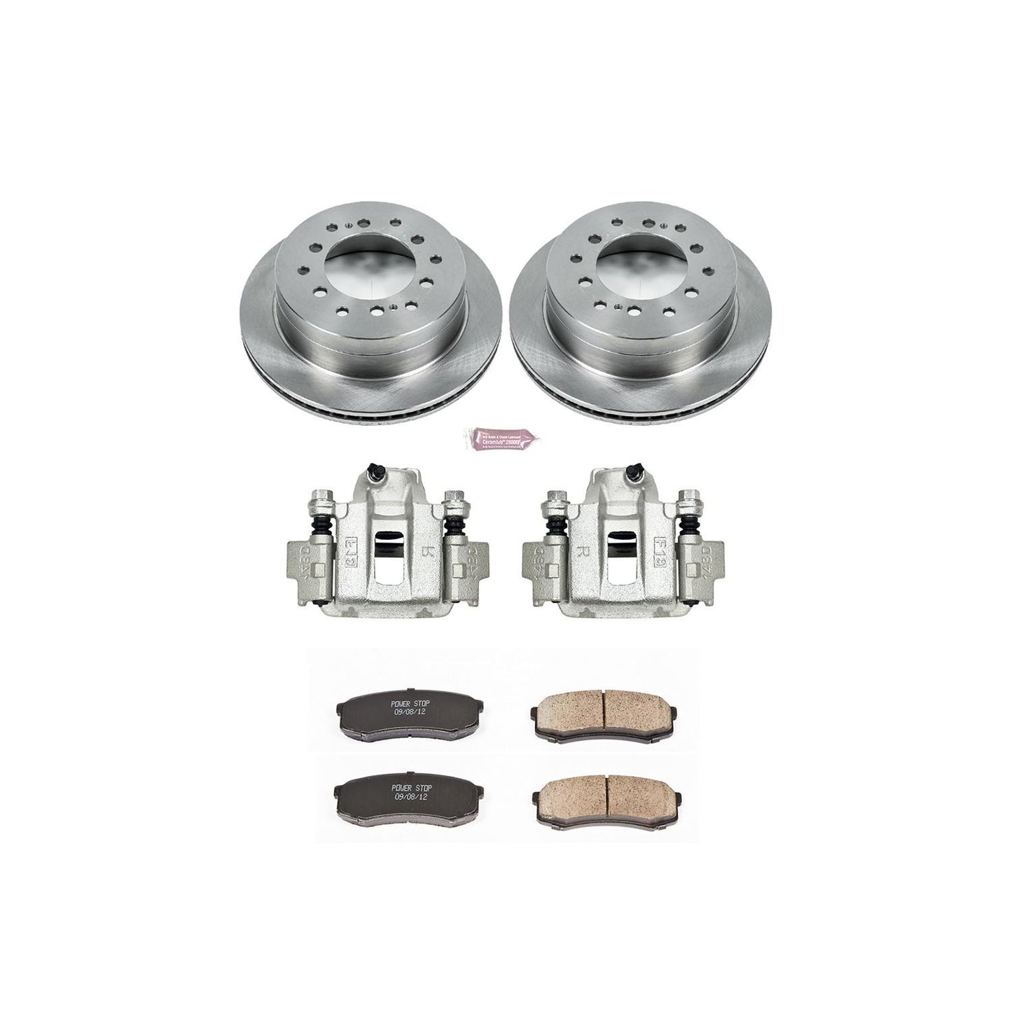PowerStop Power Stop 03-09 Toyota 4Runner Rear Autospecialty Brake Kit w/Calipers KCOE2405A