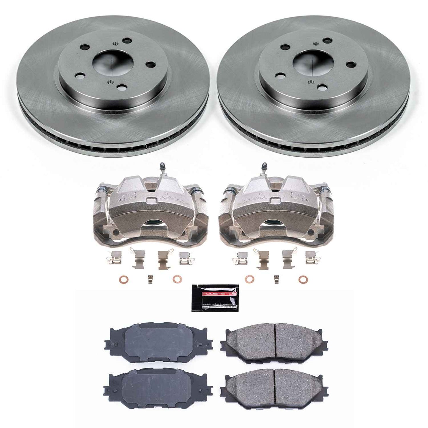 PowerStop Power Stop 06-15 Lexus IS250 Front Autospecialty Brake Kit w/Calipers KCOE2406
