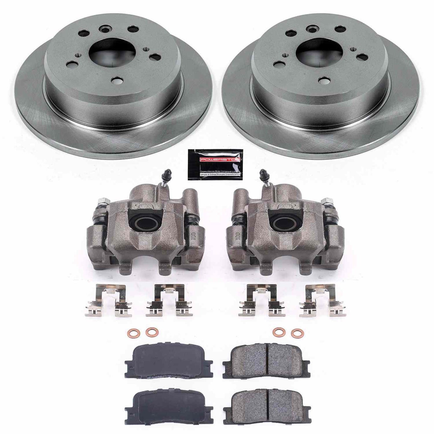 PowerStop Power Stop 02-03 Lexus ES300 Rear Autospecialty Brake Kit w/Calipers KCOE2418