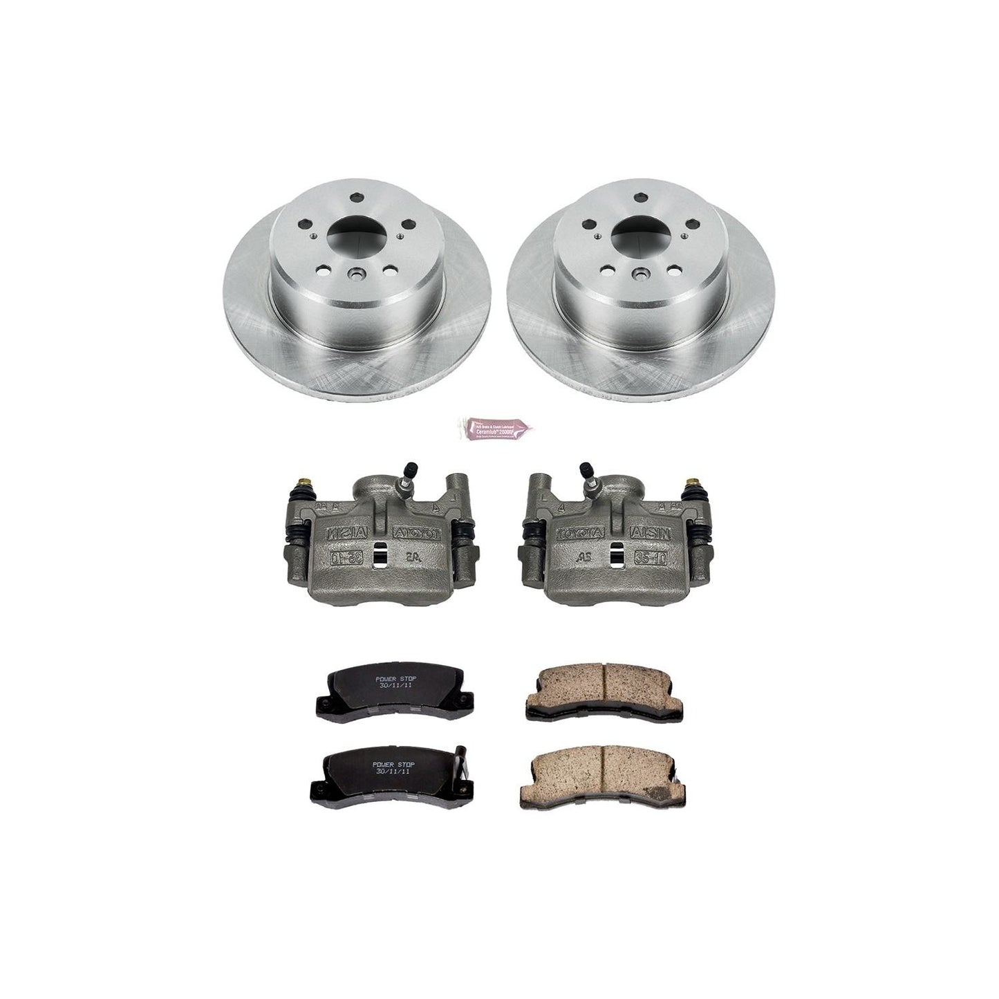 PowerStop Power Stop 92-96 Lexus ES300 Rear Autospecialty Brake Kit w/Calipers KCOE2564