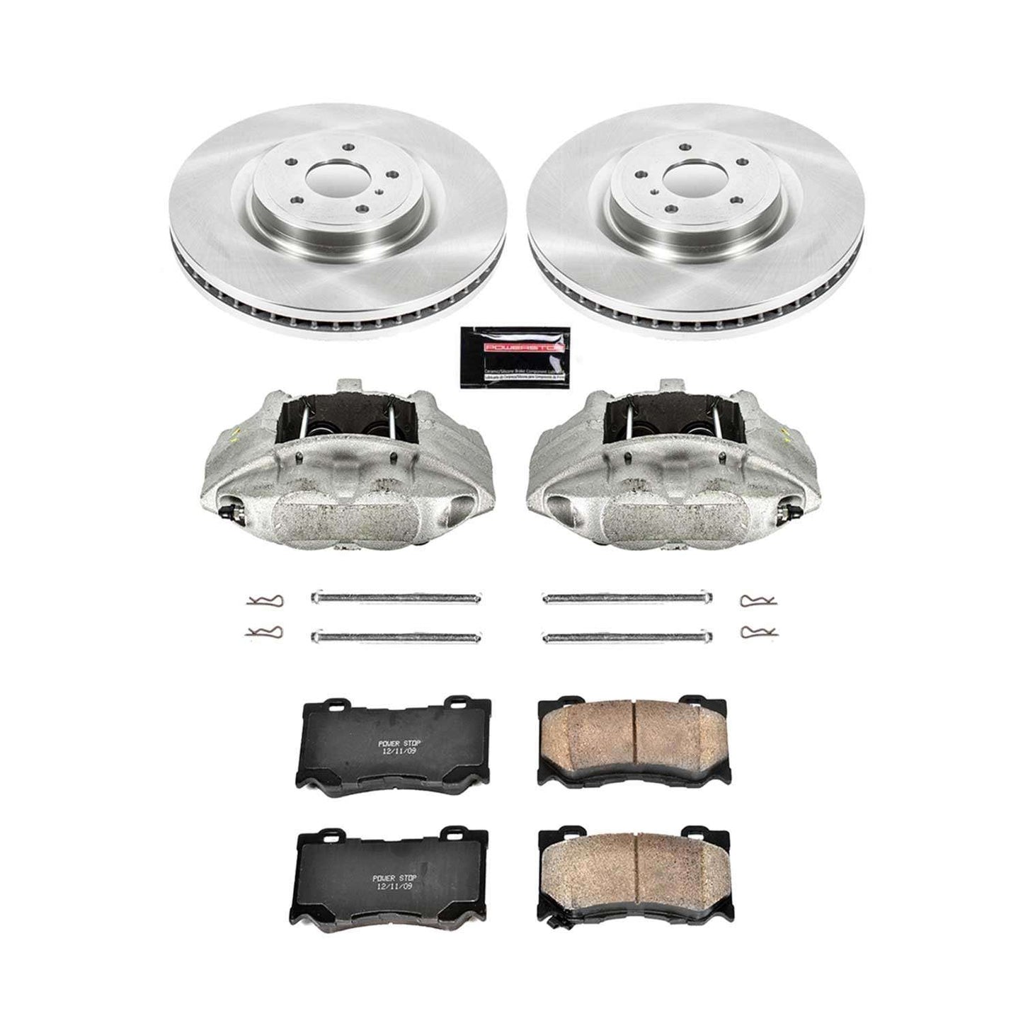 PowerStop Power Stop 09-13 Infiniti FX50 Front Autospecialty Brake Kit w/Calipers KCOE2915A