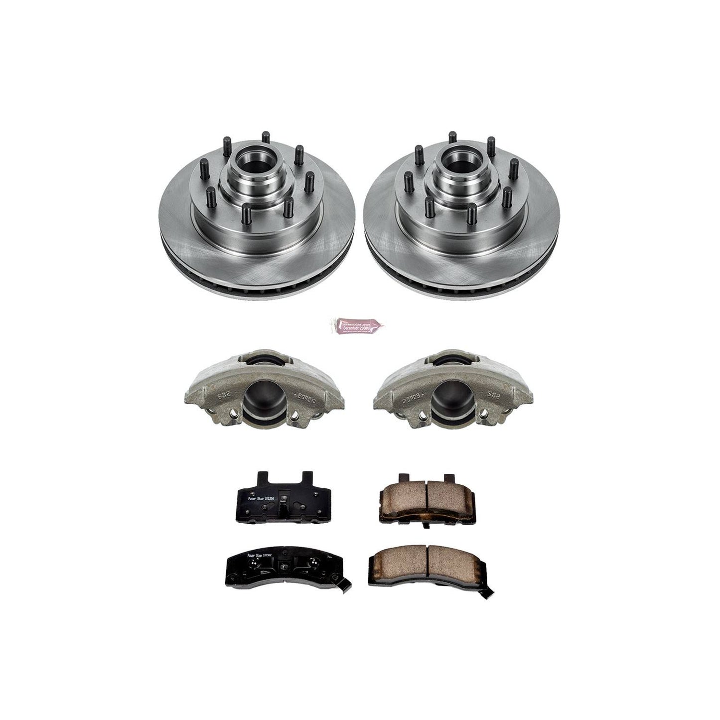 PowerStop Power Stop 94-99 Chevrolet C1500 Suburban Front Autospecialty Brake Kit w/Calipers KCOE2947