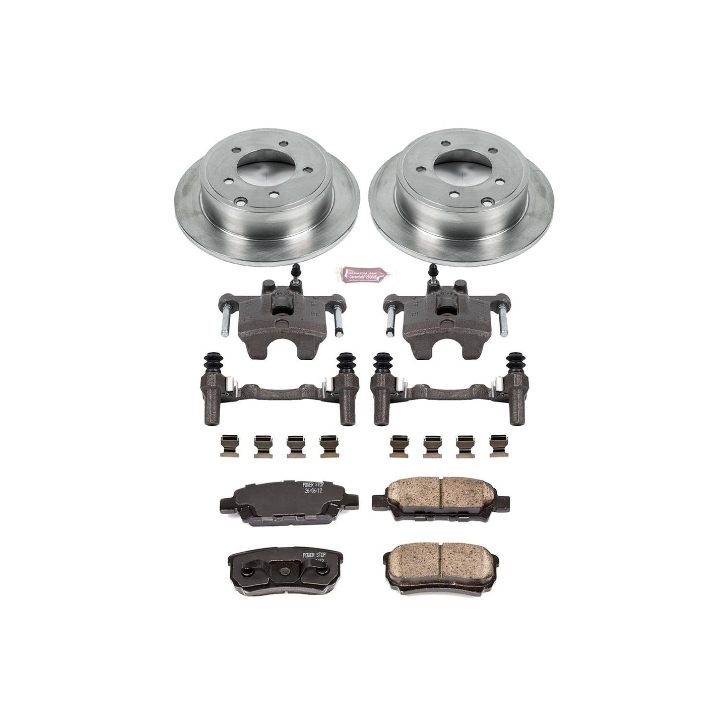 PowerStop Power Stop 11-14 Chrysler 200 Rear Autospecialty Brake Kit w/Calipers KCOE3033