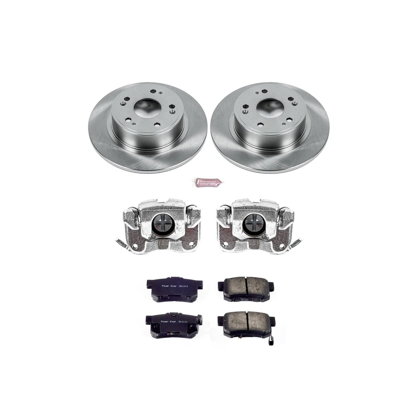 PowerStop Power Stop 16-18 Acura ILX Rear Autospecialty Brake Kit w/Calipers KCOE3128A