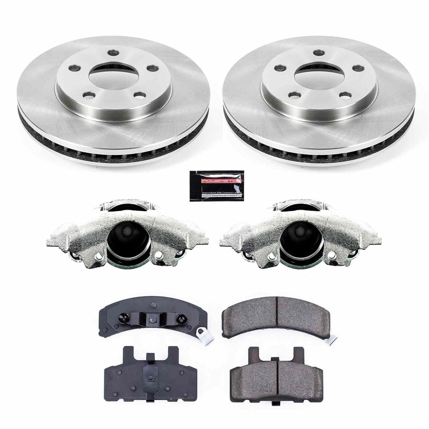 PowerStop Power Stop 91-93 Cadillac Commercial Chassis Front Autospecialty Brake Kit w/Calipers KCOE3132