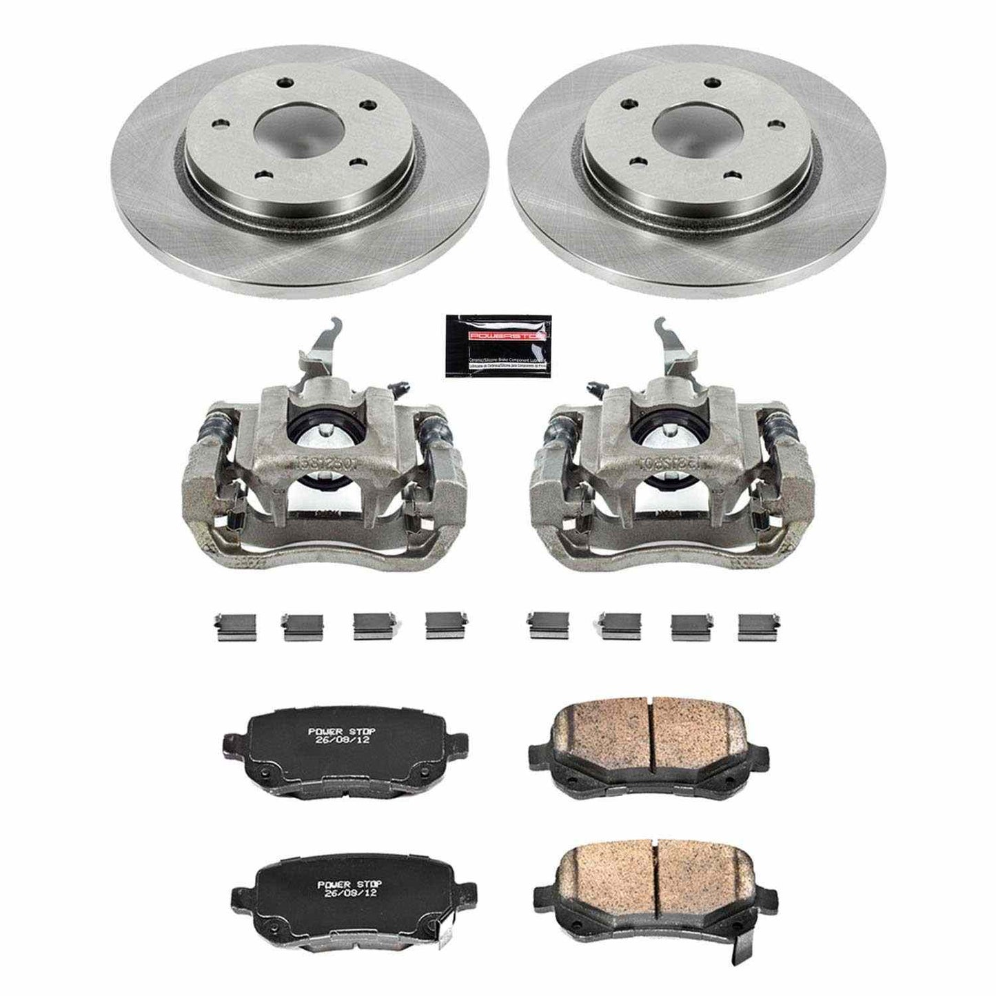 PowerStop Power Stop 09-12 Dodge Journey Rear Autospecialty Brake Kit w/Calipers KCOE4569A