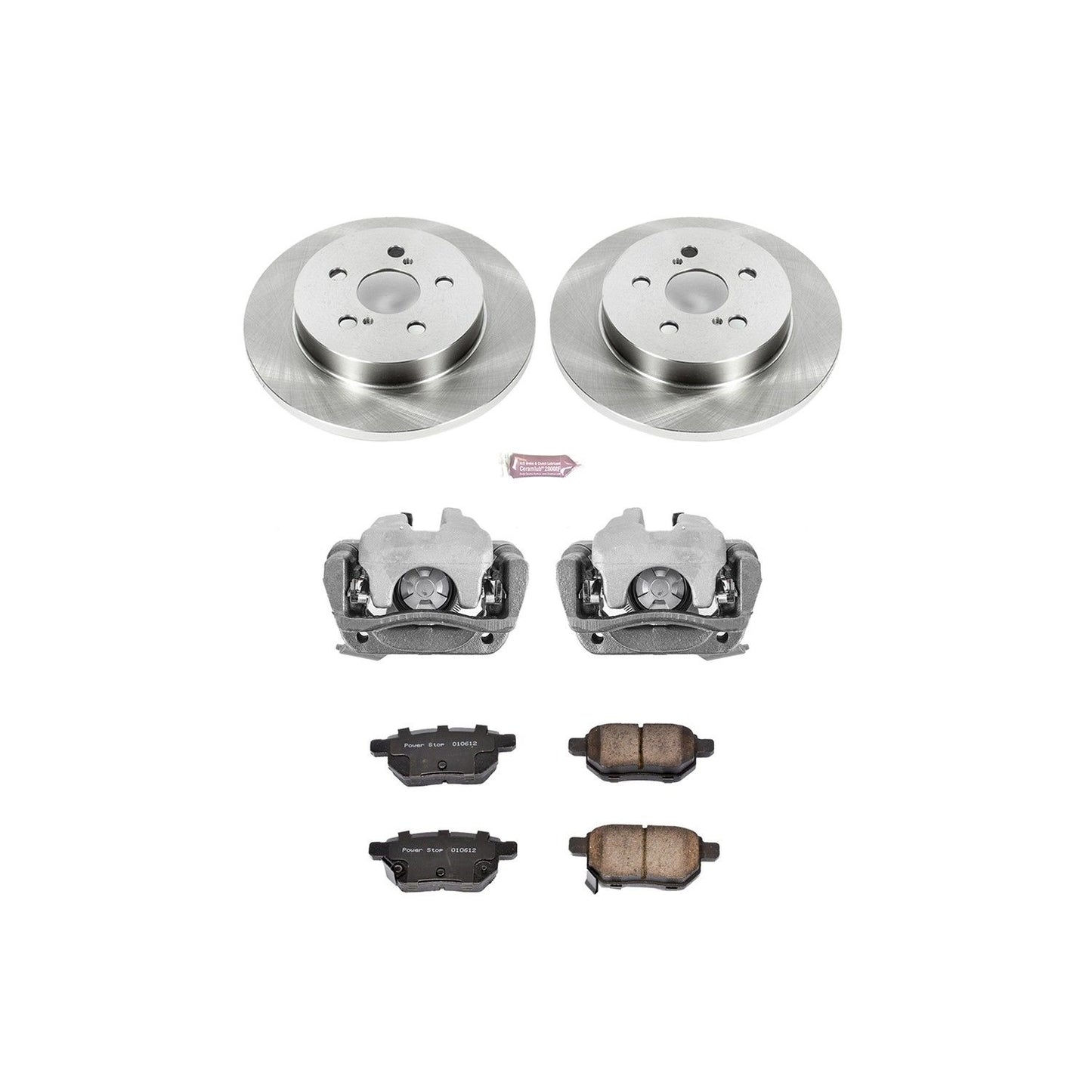 PowerStop Power Stop 09-10 Pontiac Vibe Rear Autospecialty Brake Kit w/Calipers KCOE4736