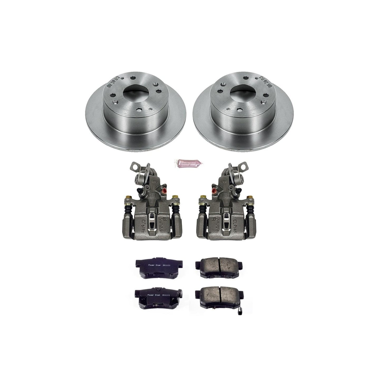 PowerStop Power Stop 95-98 Acura TL Rear Autospecialty Brake Kit w/Calipers KCOE4991