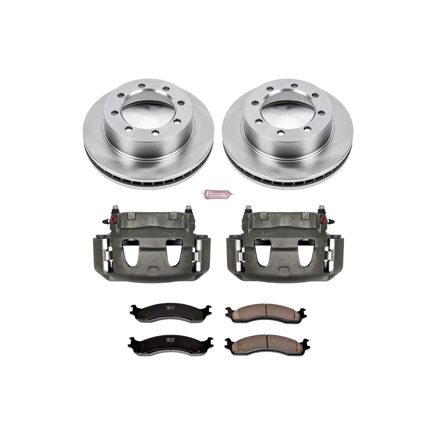 PowerStop Power Stop 95-99 Ford F-250 Front Autospecialty Brake Kit w/Calipers KCOE5089