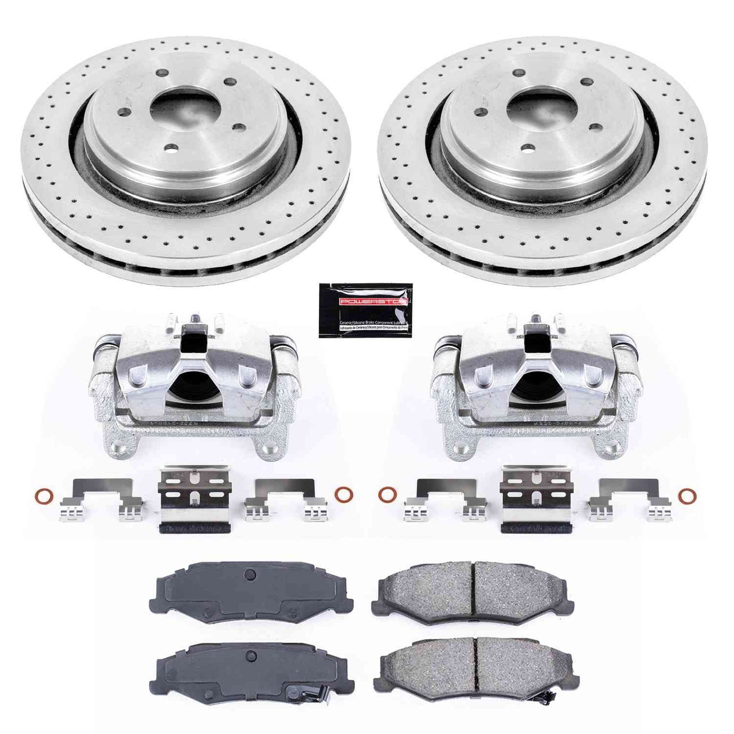 PowerStop Power Stop 06-09 Cadillac XLR Rear Autospecialty Brake Kit w/Calipers KCOE5159