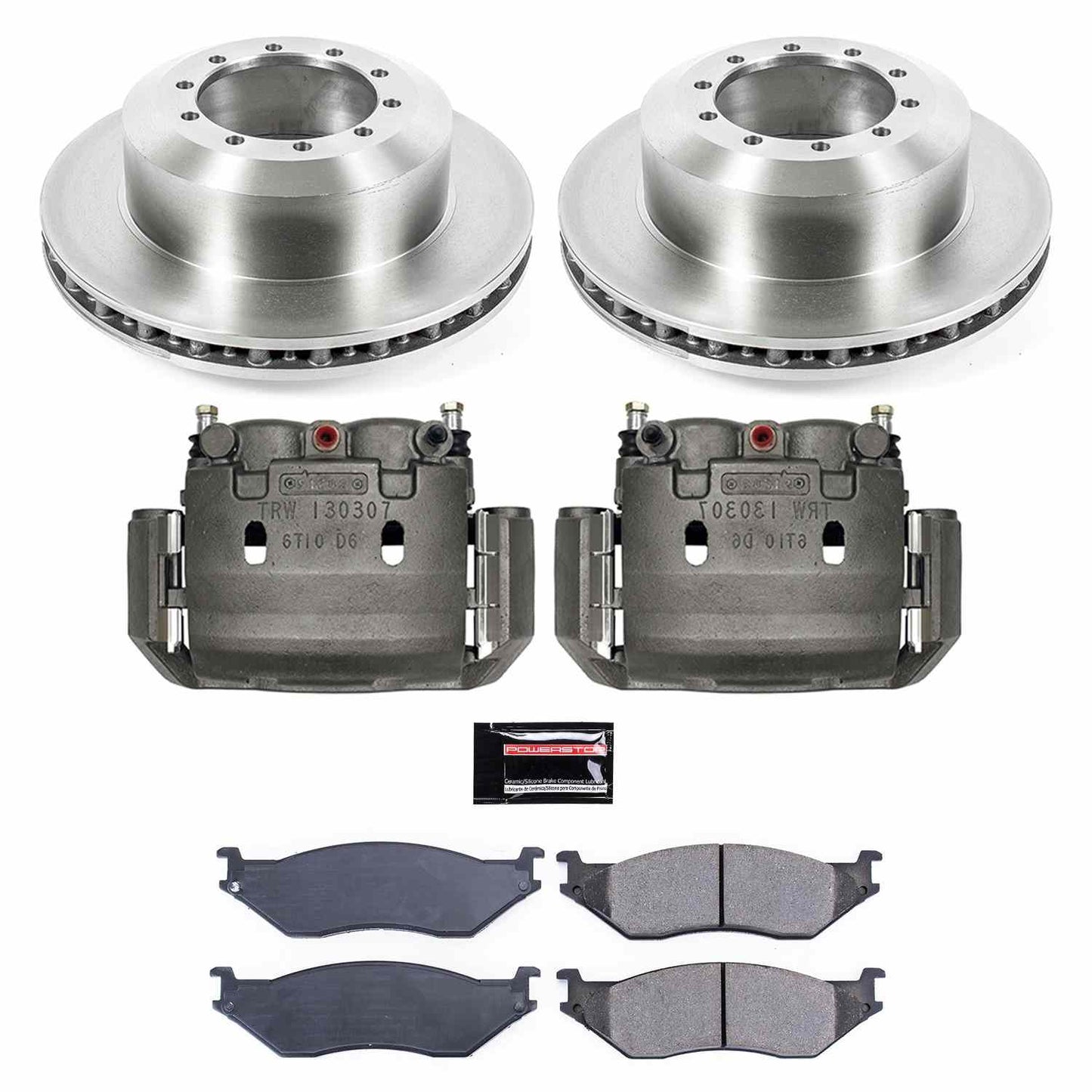 PowerStop Power Stop 99-04 Ford F53 Front or Rear Autospecialty Brake Kit w/Calipers KCOE5184