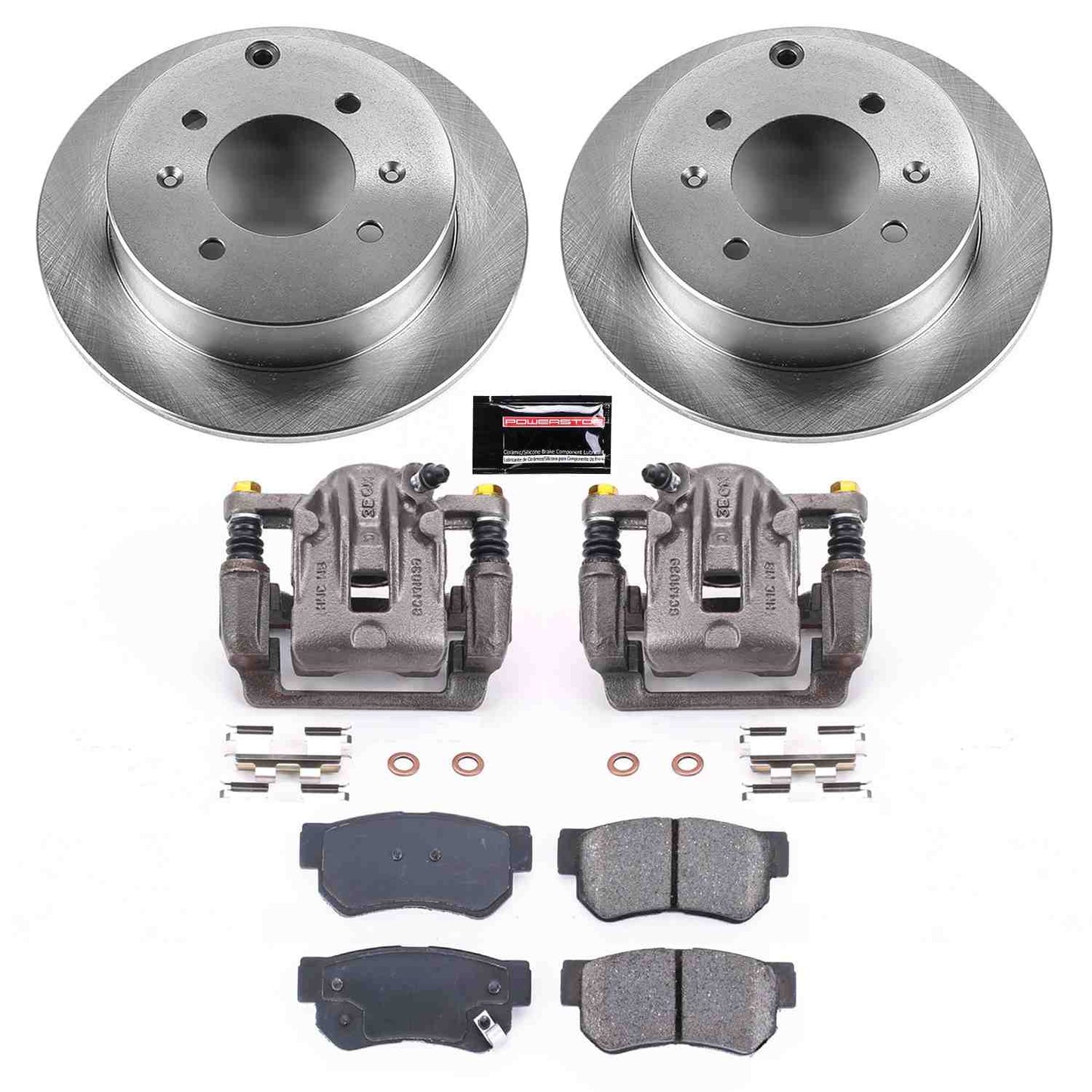 PowerStop Power Stop 99-05 Hyundai Sonata Rear Autospecialty Brake Kit w/Calipers KCOE5212
