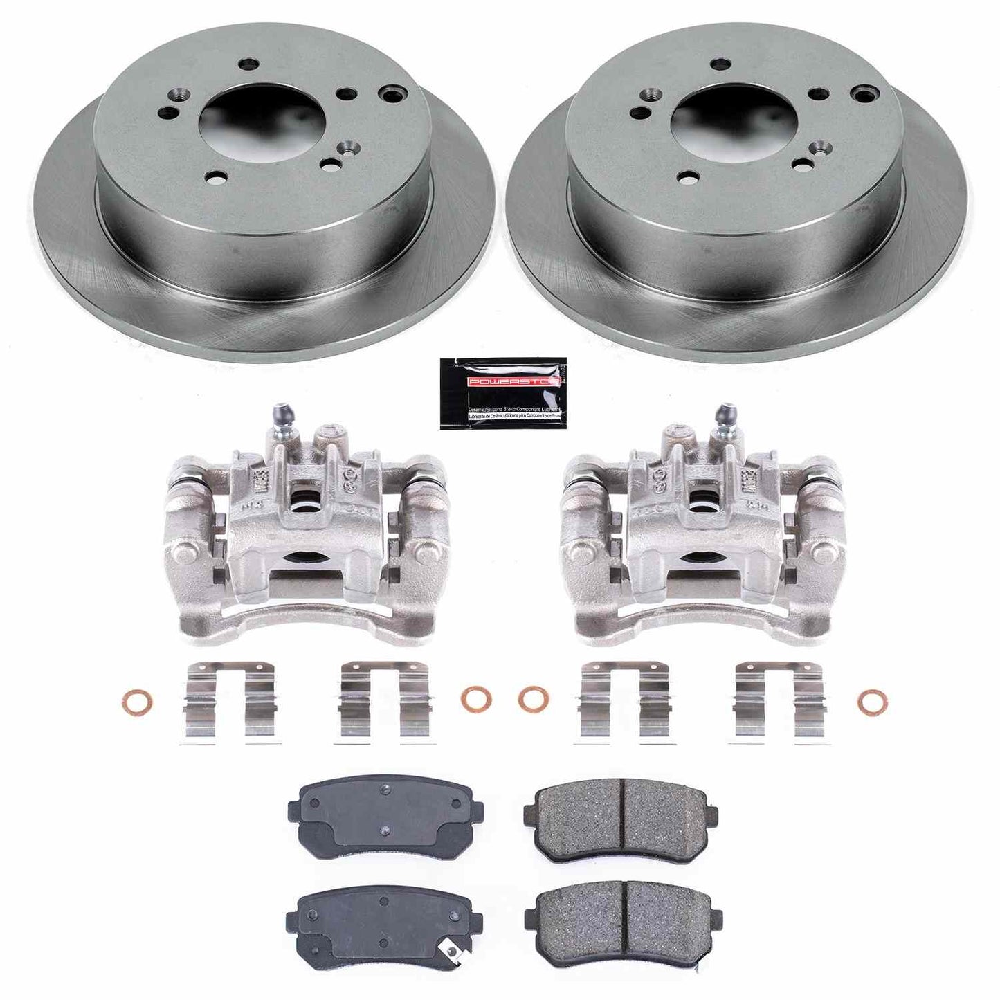 PowerStop Power Stop 10-15 Hyundai Tucson Rear Autospecialty Brake Kit w/Calipers KCOE5394