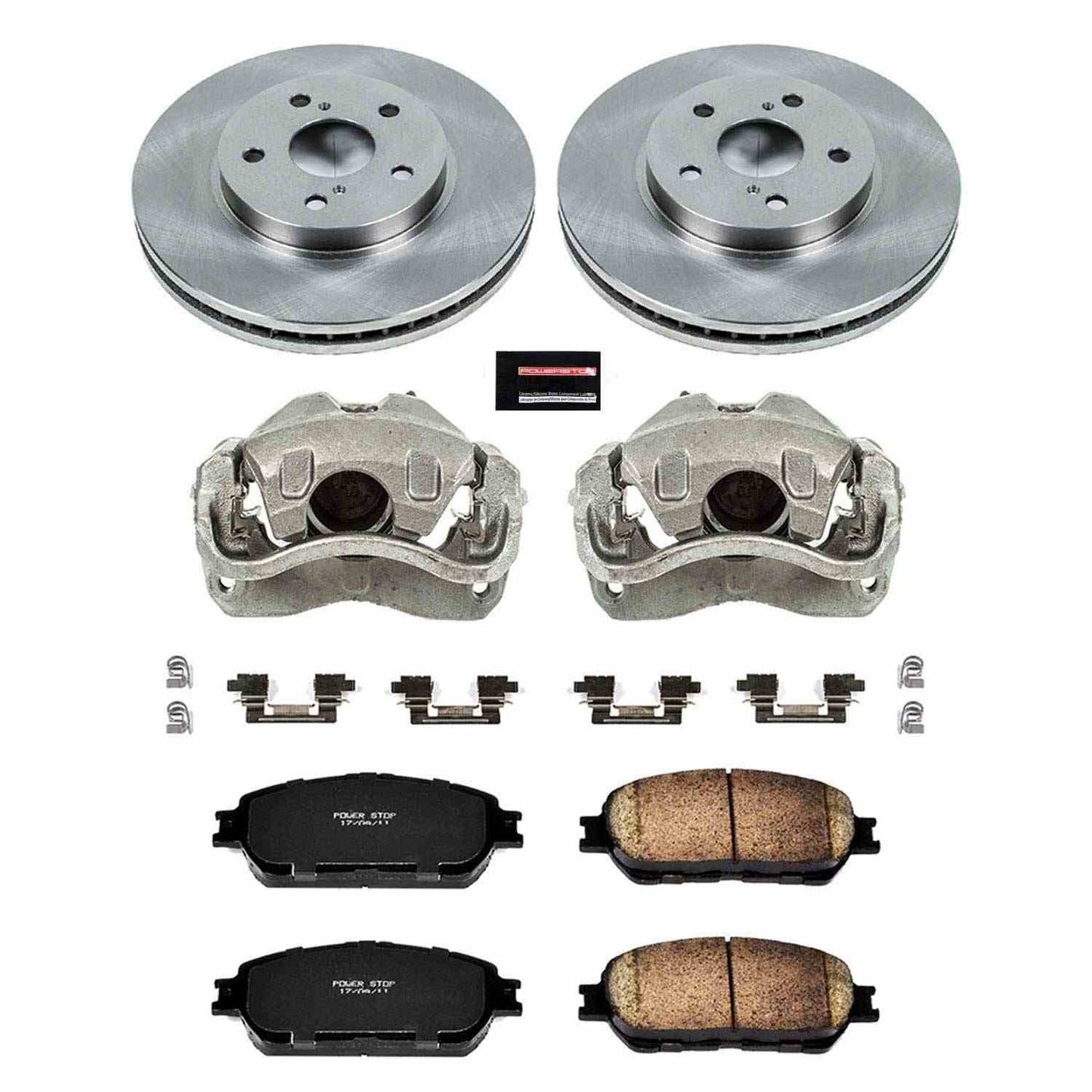 PowerStop Power Stop 05-07 Toyota Avalon Front Autospecialty Brake Kit w/Calipers KCOE5438A