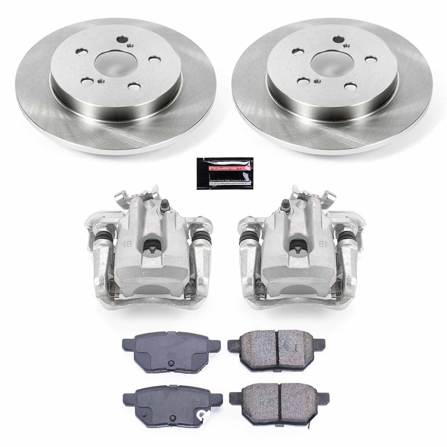 PowerStop Power Stop 11-17 Lexus CT200h Rear Autospecialty Brake Kit w/Calipers KCOE5503