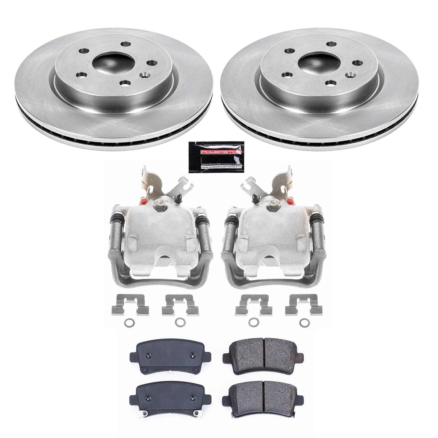 Power Stop 12-16 Buick LaCrosse Rear Autospecialty Kit w/Calipers KCOE5547