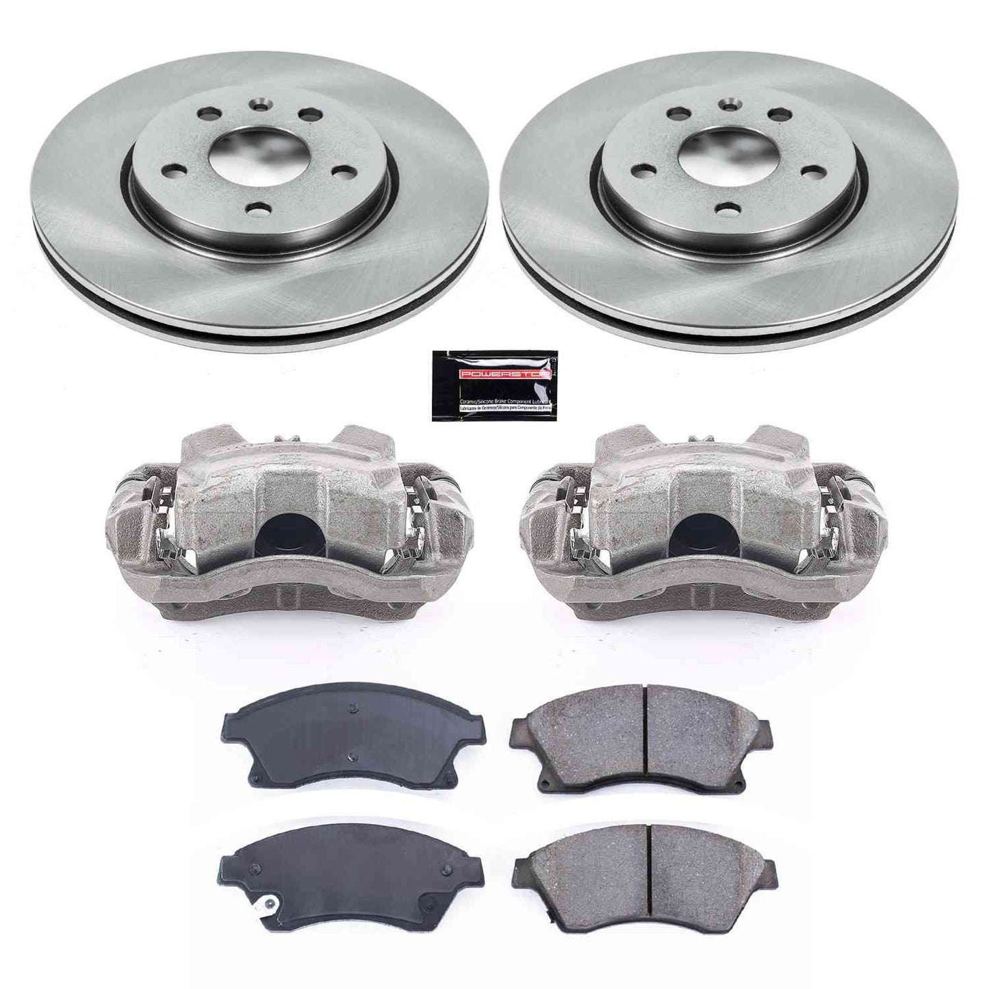 PowerStop Power Stop 11-15 Chevrolet Cruze Front Autospecialty Brake Kit w/Calipers KCOE5550