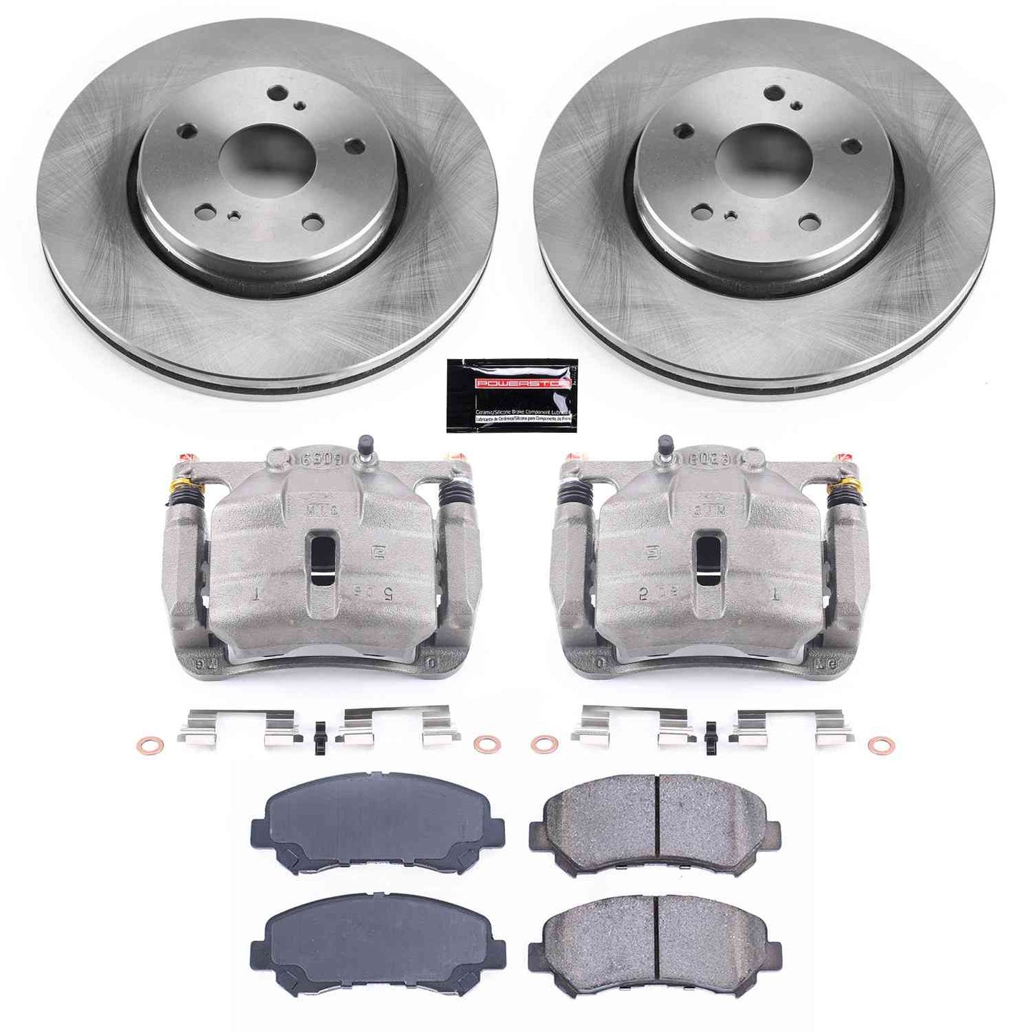 PowerStop Power Stop 10-13 Suzuki Kizashi Front Autospecialty Brake Kit w/Calipers KCOE6102