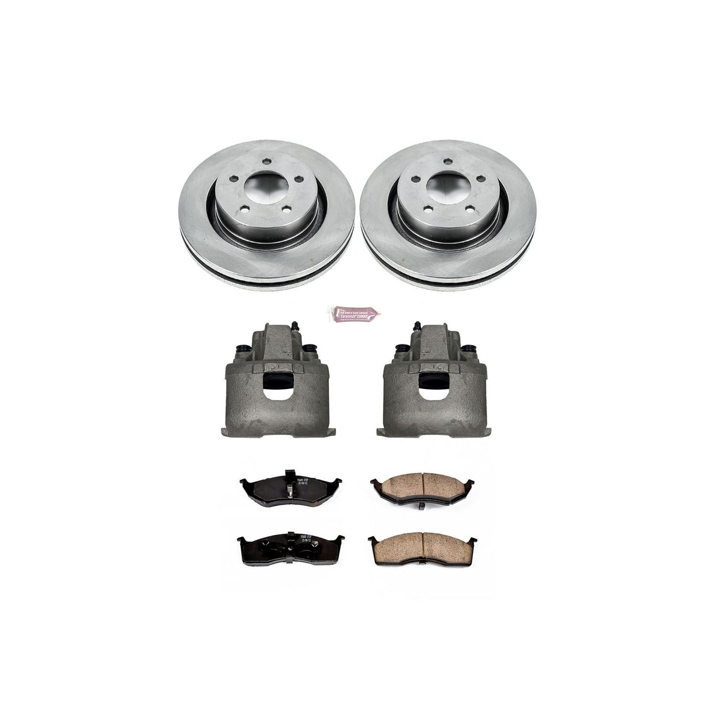 PowerStop Power Stop 00-04 Chrysler Concorde Front Autospecialty Brake Kit w/Calipers KCOE6179