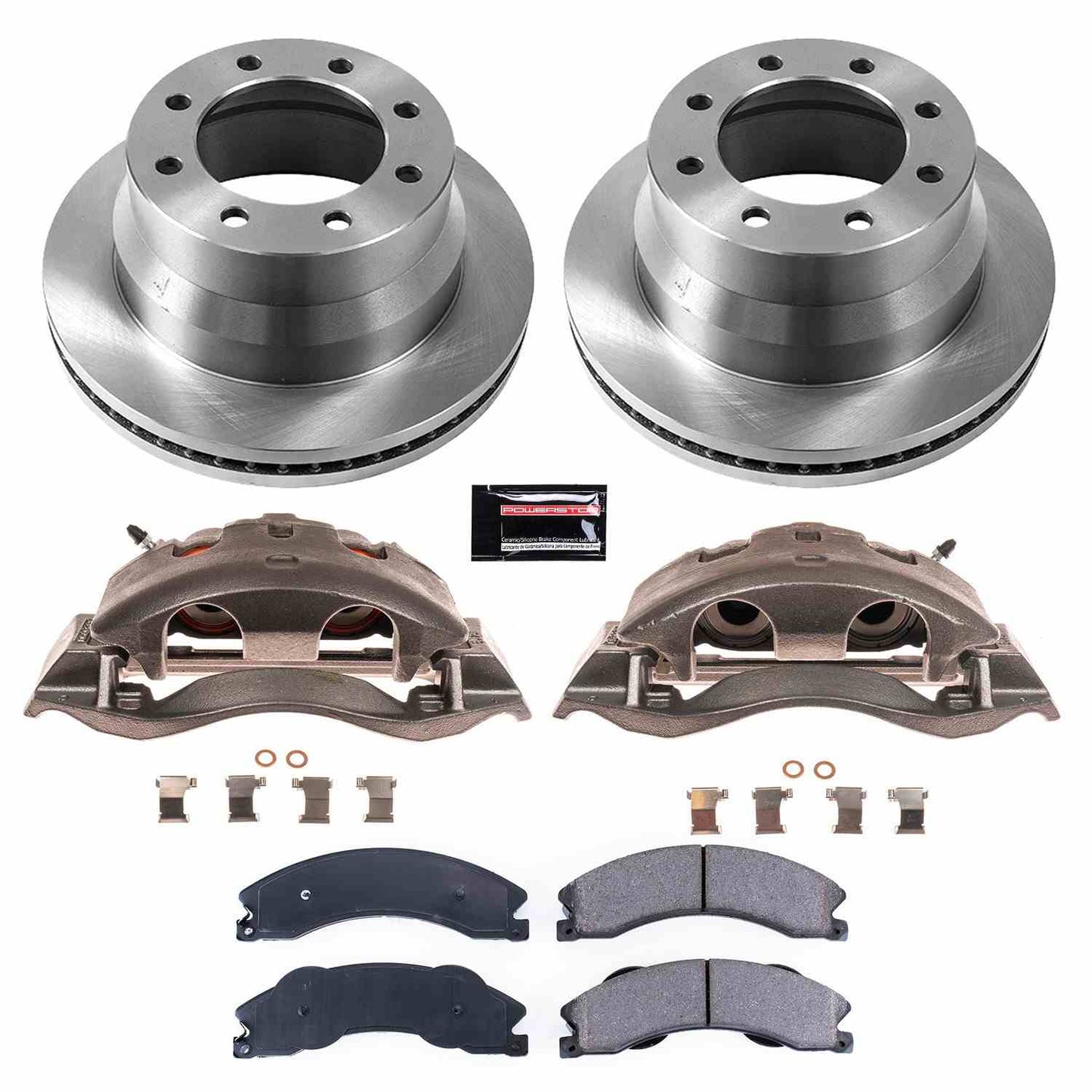 PowerStop Power Stop 09-20 Chevrolet Express 3500 Rear Autospecialty Brake Kit w/Calipers KCOE6257