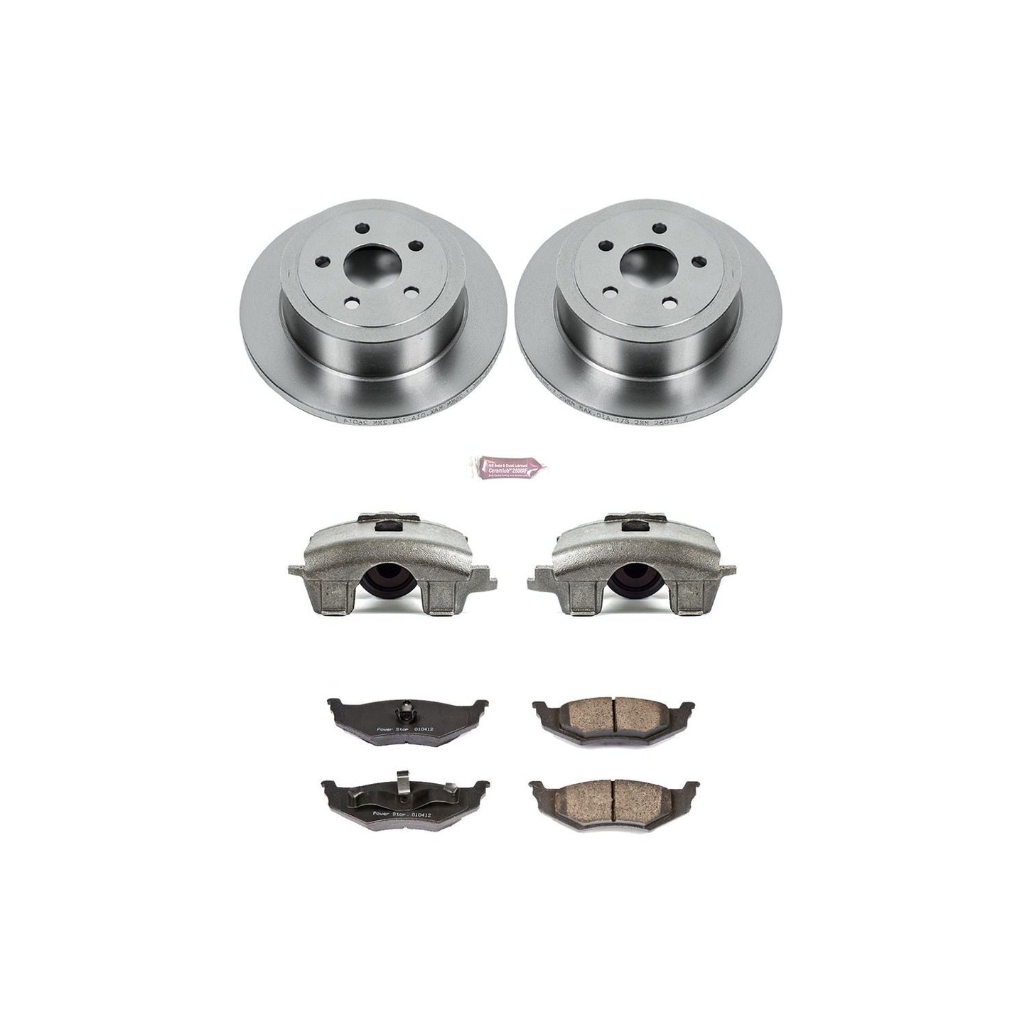 PowerStop Power Stop 01-07 Chrysler PT Cruiser Rear Autospecialty Brake Kit w/Calipers KCOE6266B