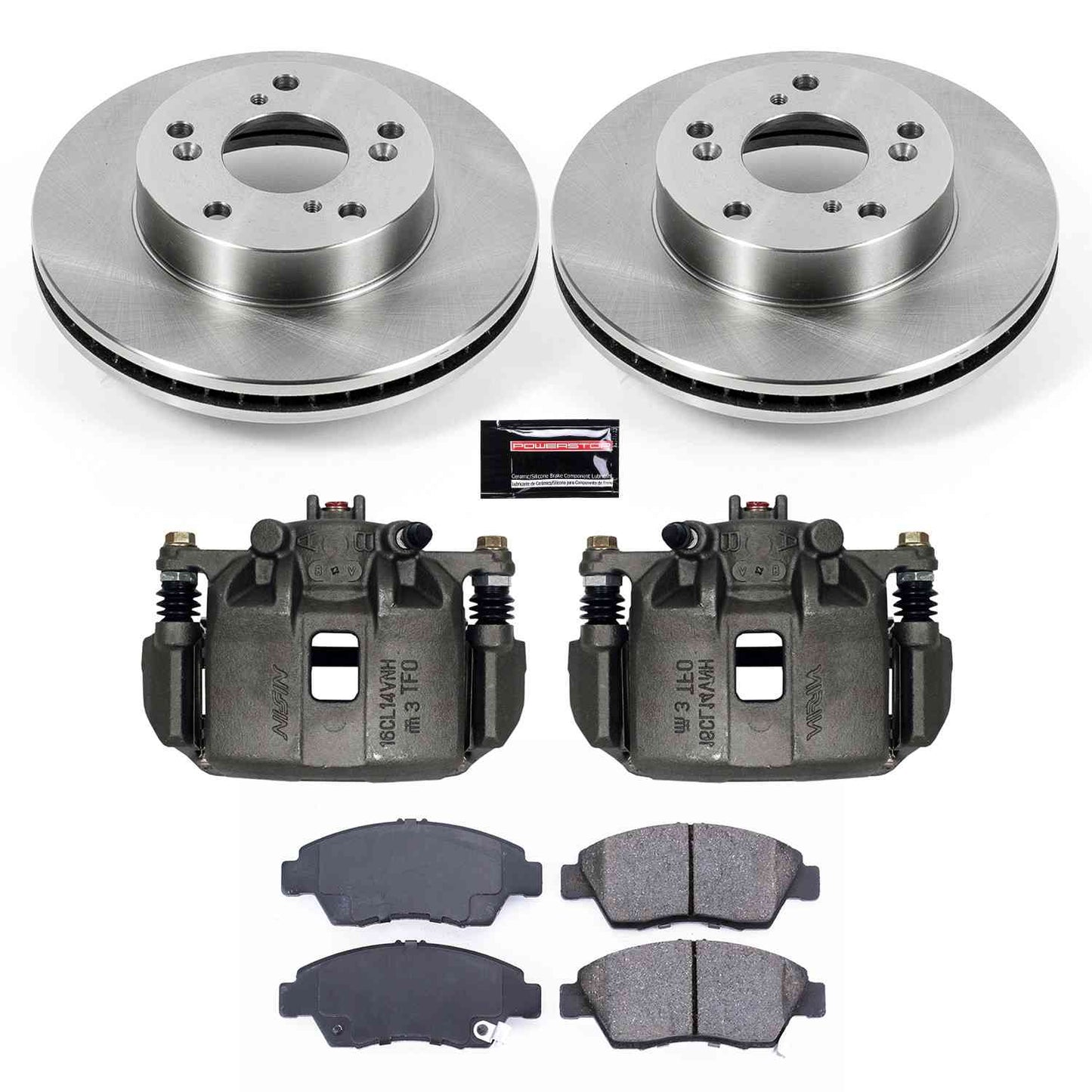 PowerStop Power Stop 13-15 Acura ILX Front Autospecialty Brake Kit w/Calipers KCOE6317