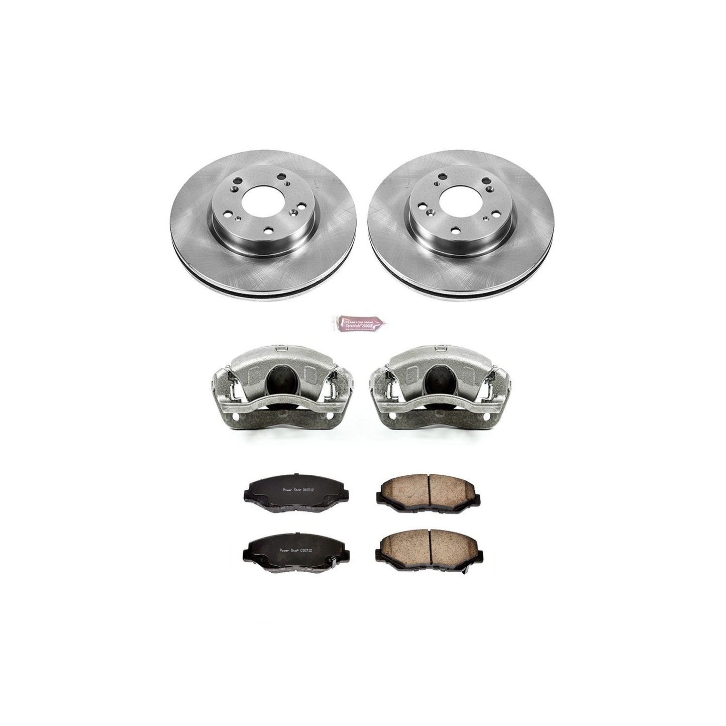 PowerStop Power Stop 2013 Acura ILX Front Autospecialty Brake Kit w/Calipers KCOE6490