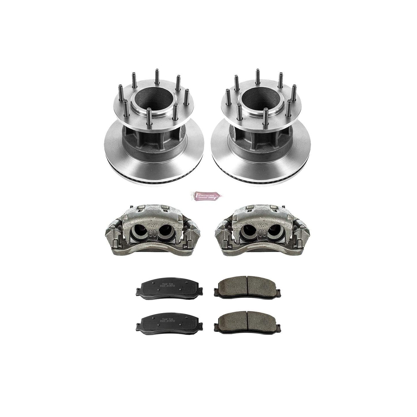 PowerStop Power Stop 2012 Ford F-350 Super Duty Front Autospecialty Brake Kit w/Calipers KCOE6526