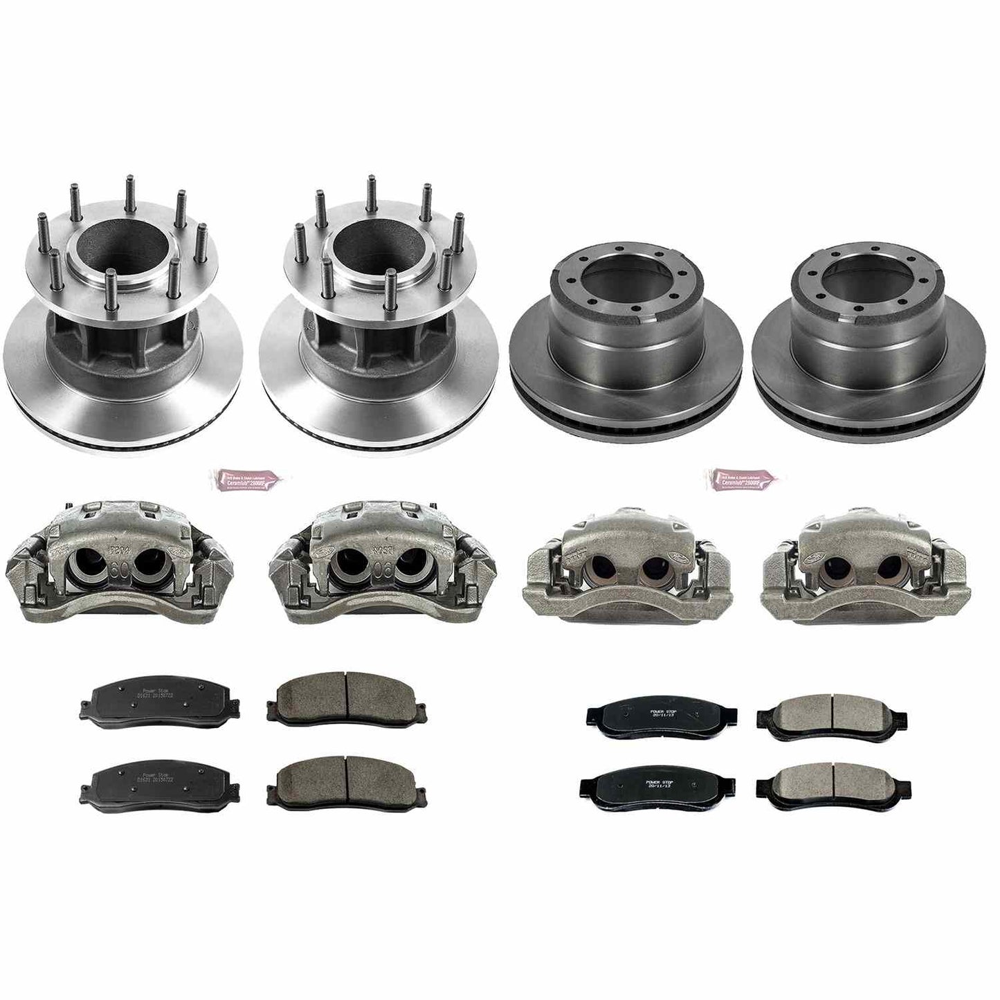 PowerStop Power Stop 2012 Ford F-350 Super Duty Autospecialty Kit w/ Calipers - Front and Rear KCOE6527
