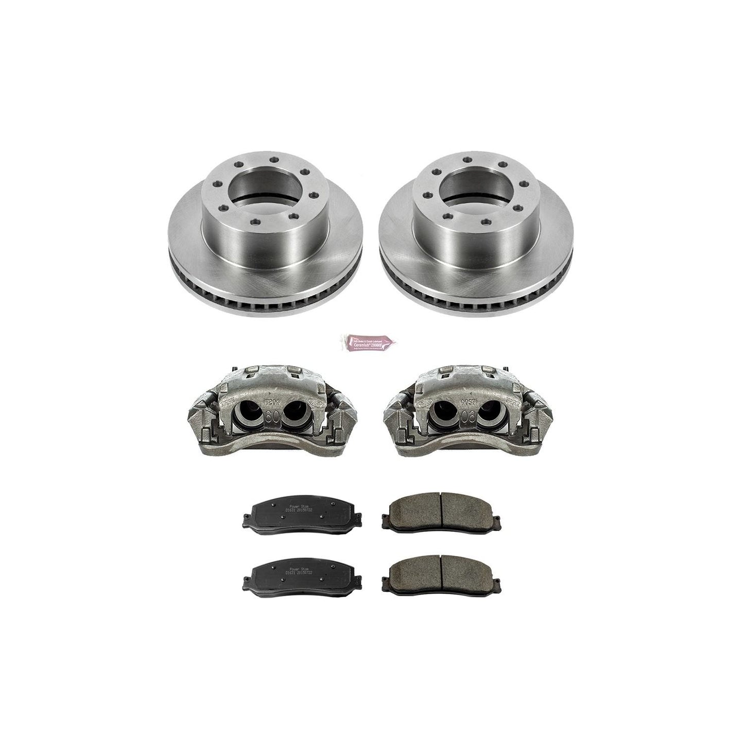 PowerStop Power Stop 2012 Ford F-350 Super Duty Front Autospecialty Brake Kit w/Calipers KCOE6545A