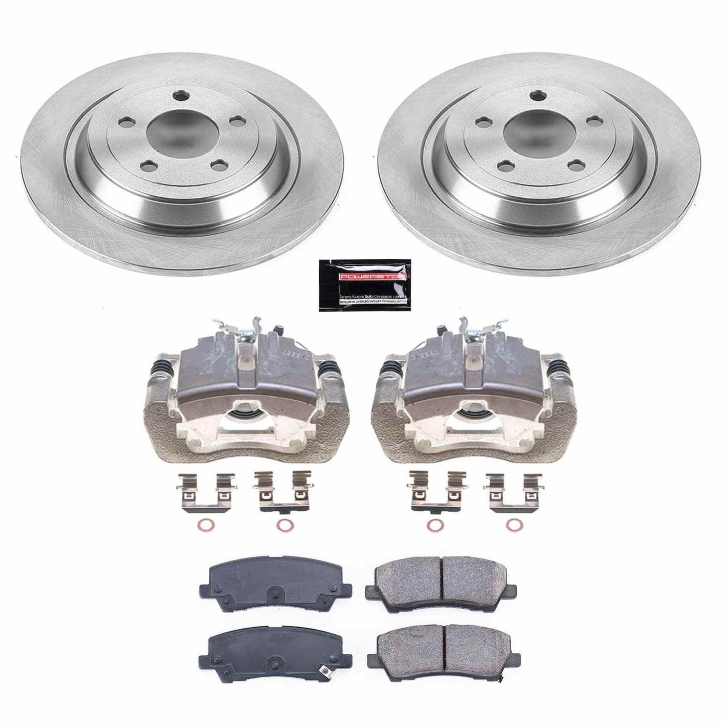 PowerStop Power Stop 19-15 Ford Mustang Rear Autospecialty Brake Kit w/Calipers KCOE6813