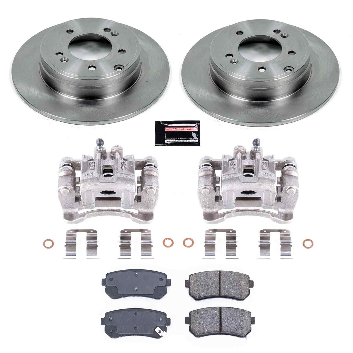 PowerStop Power Stop 2015 Hyundai Tucson Rear Autospecialty Brake Kit w/Calipers KCOE6936