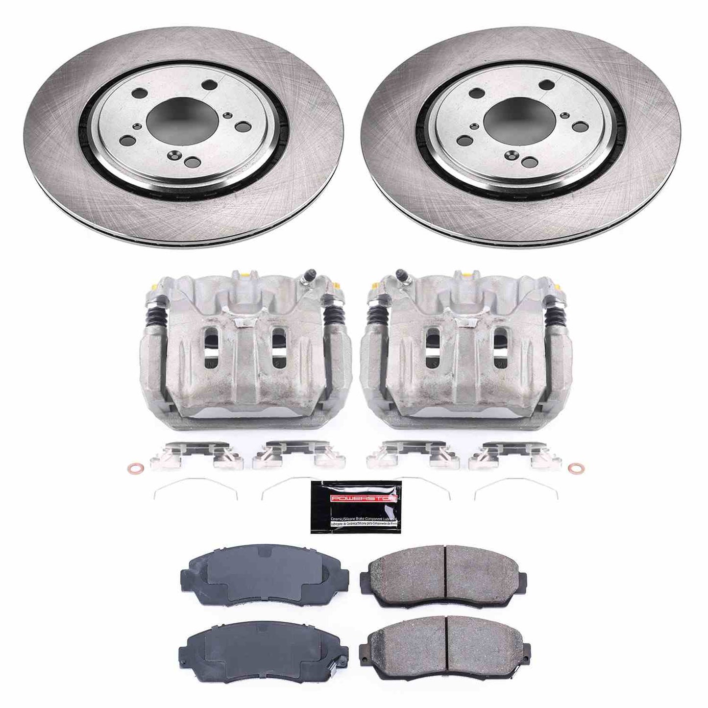 PowerStop Power Stop 15-17 Honda Odyssey Front Autospecialty Brake Kit w/Calipers KCOE6959