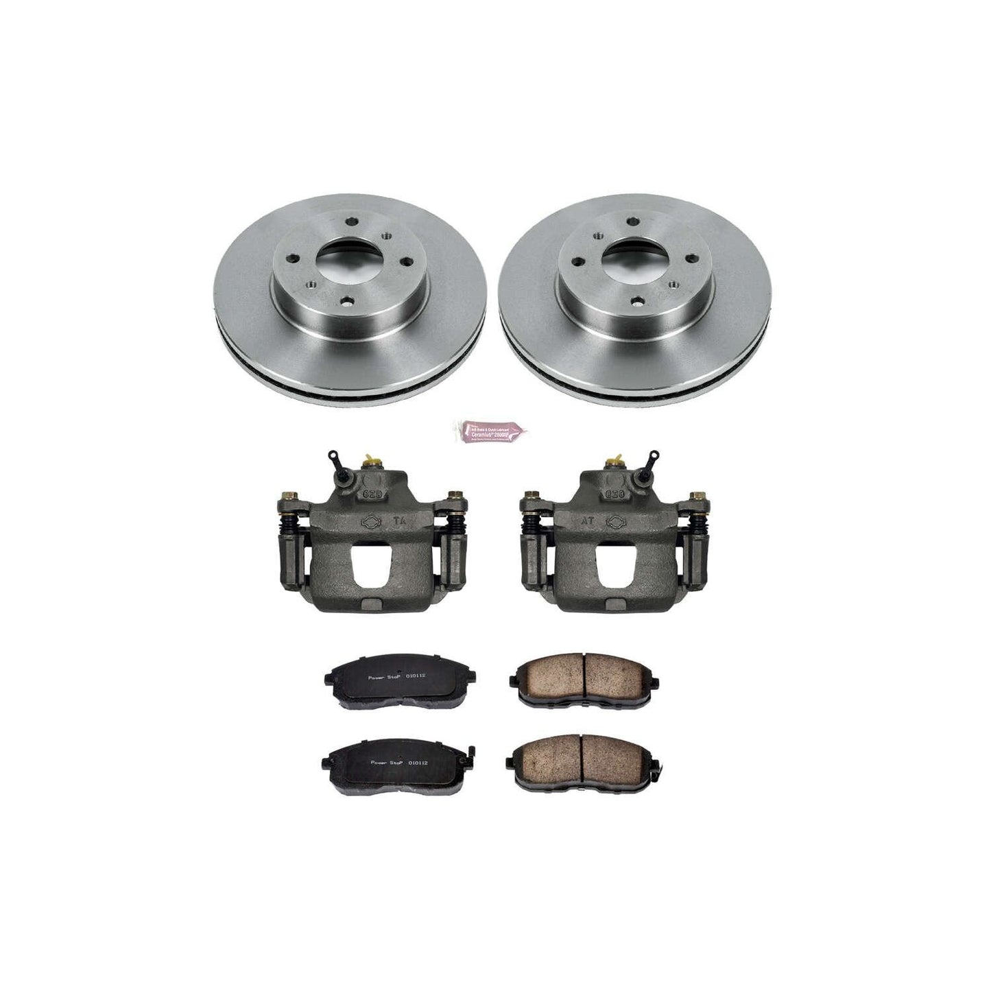 PowerStop Power Stop 99-02 Infiniti G20 Front Autospecialty Brake Kit w/Calipers KCOE749