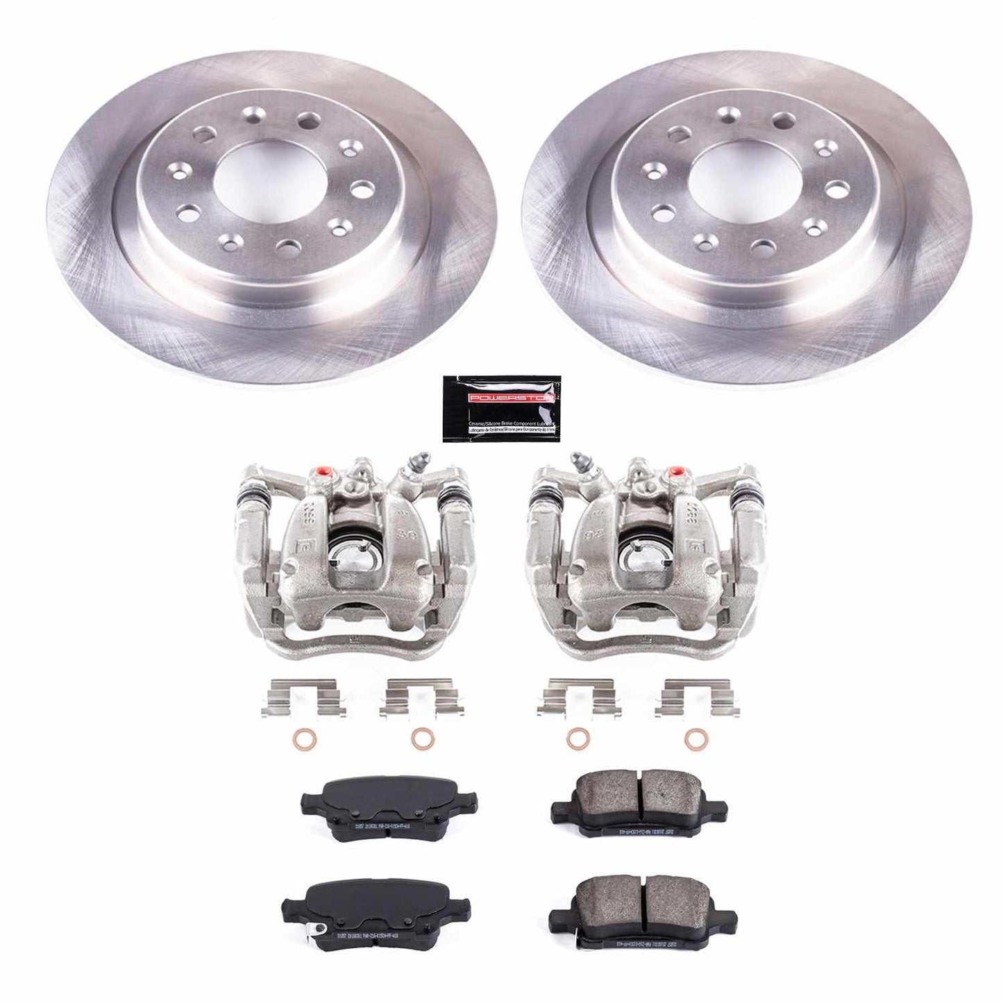 PowerStop Power Stop 17-19 Buick LaCrosse Rear Autospecialty Brake Kit w/Calipers KCOE7717