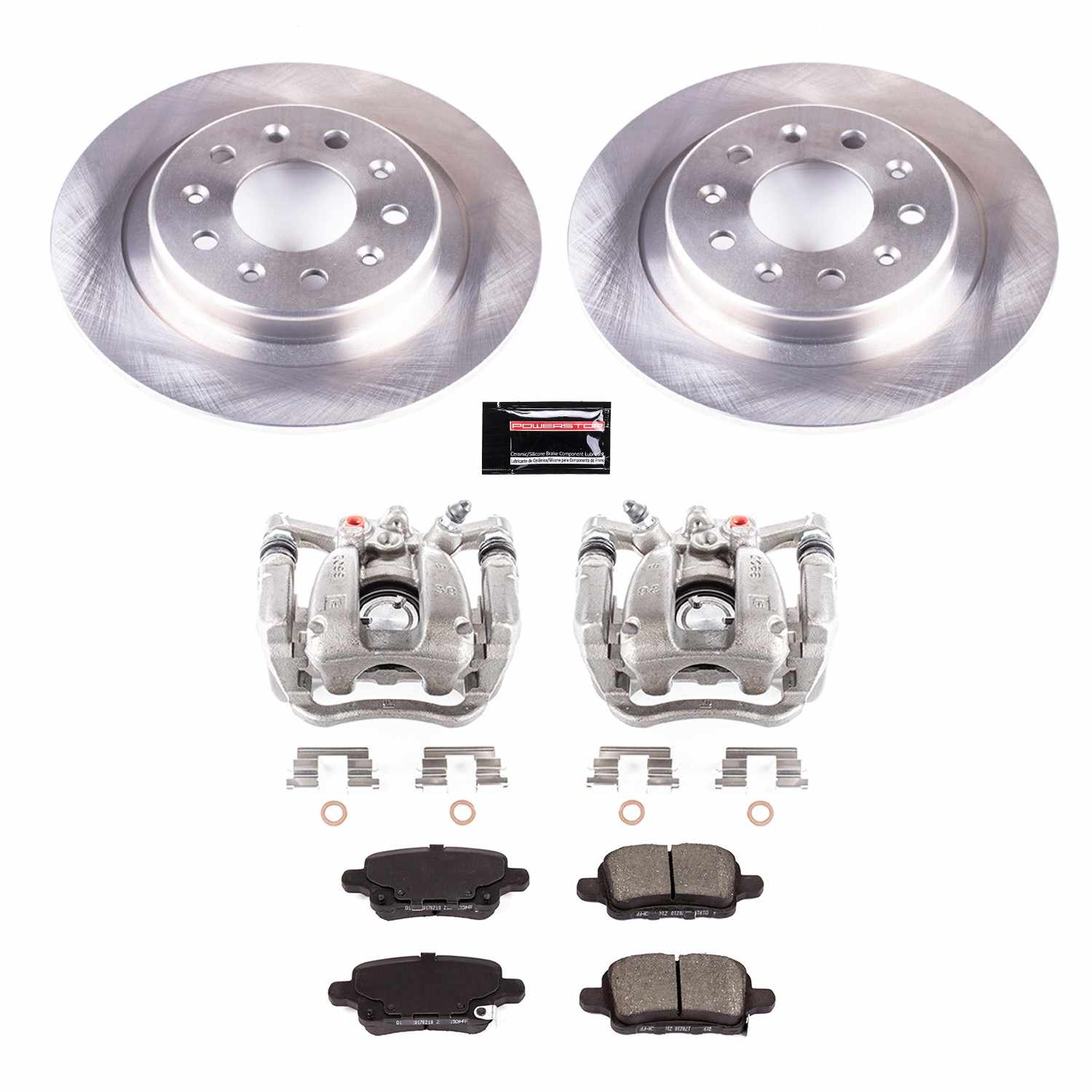 Power Stop 18-19 Chevrolet Equinox Rear Autospecialty Brake Kit w/Calipers KCOE7721